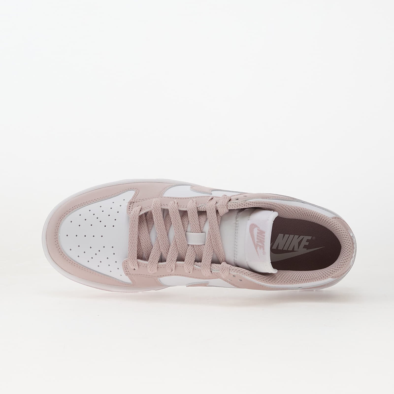 Nike Сникърси W Dunk Low White/ Particle Rose-White