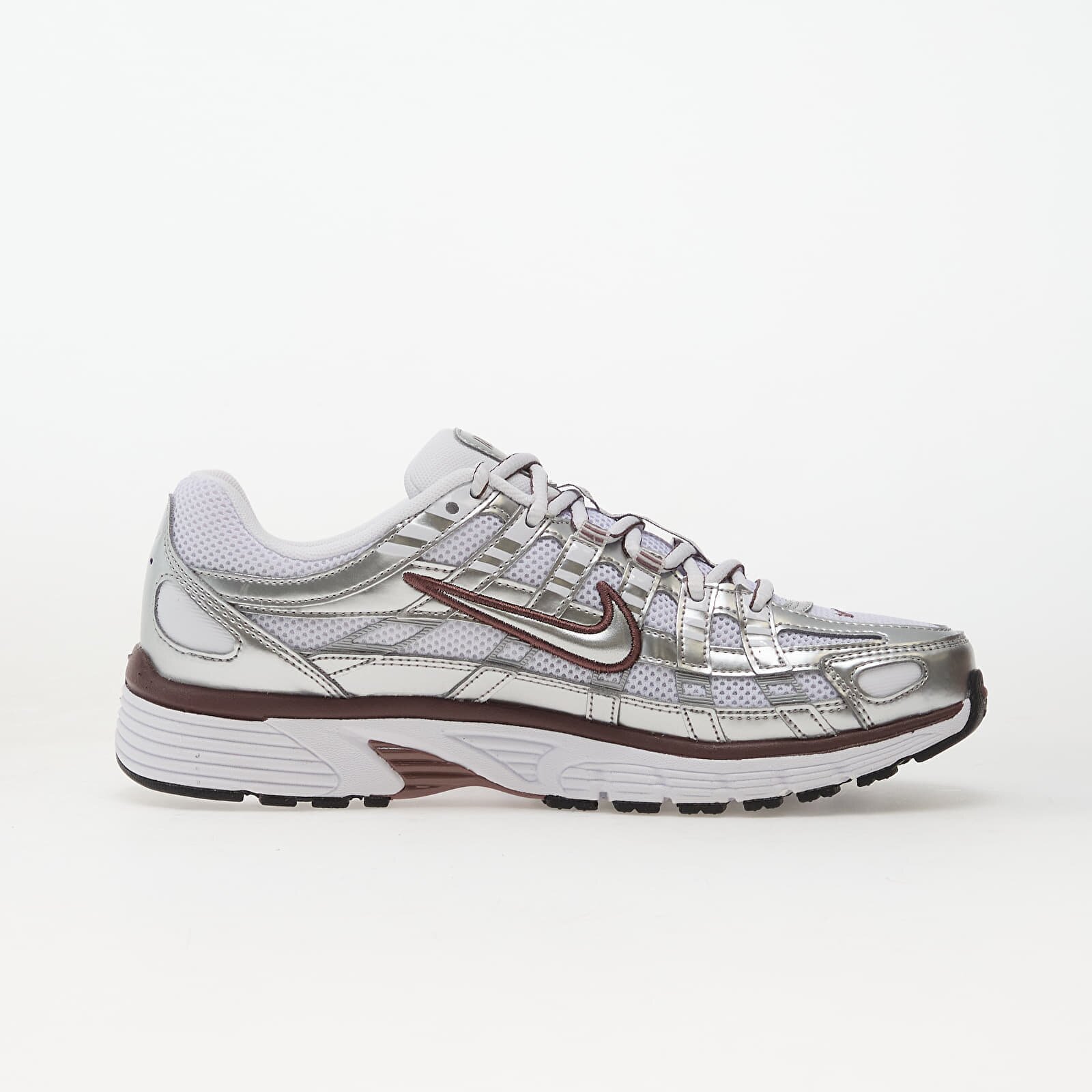 Nike Сникърси W P-6000 White/ Tattoo-Metallic Silver-Black