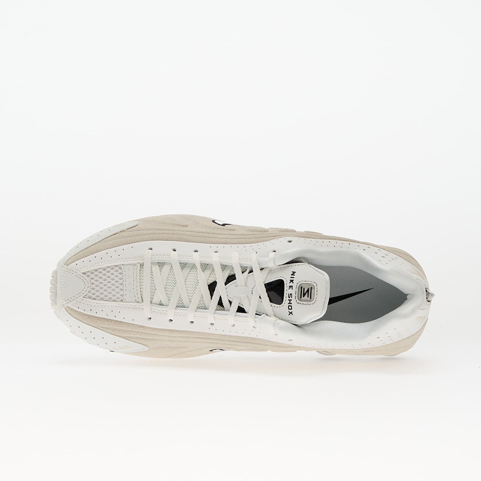 Nike Сникърси W Shox R4 Summit White/ Black-Lt Orewood Brn