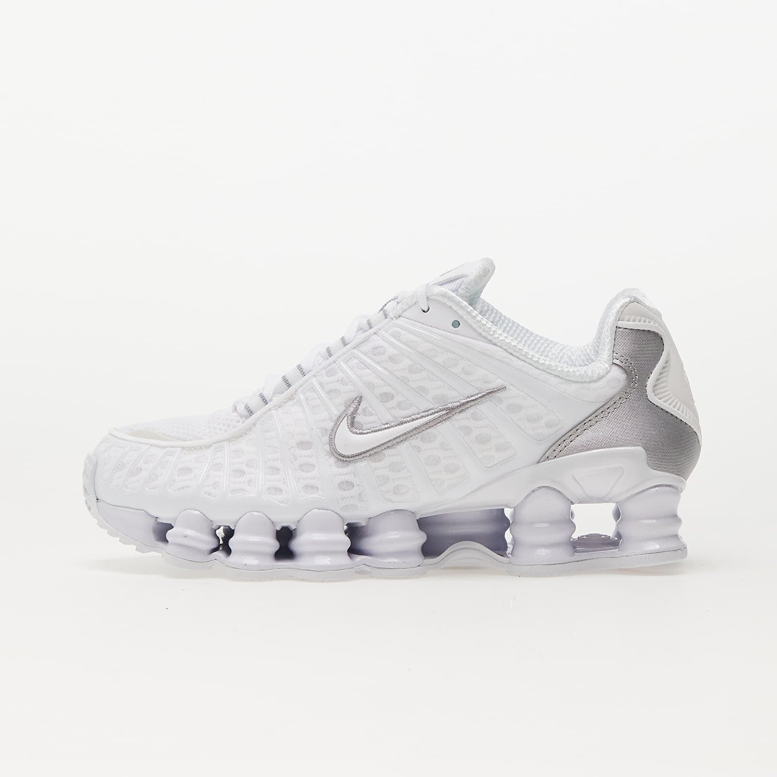 Nike Сникърси W Shox Tl White/ White-Metallic Silver-Max Orange