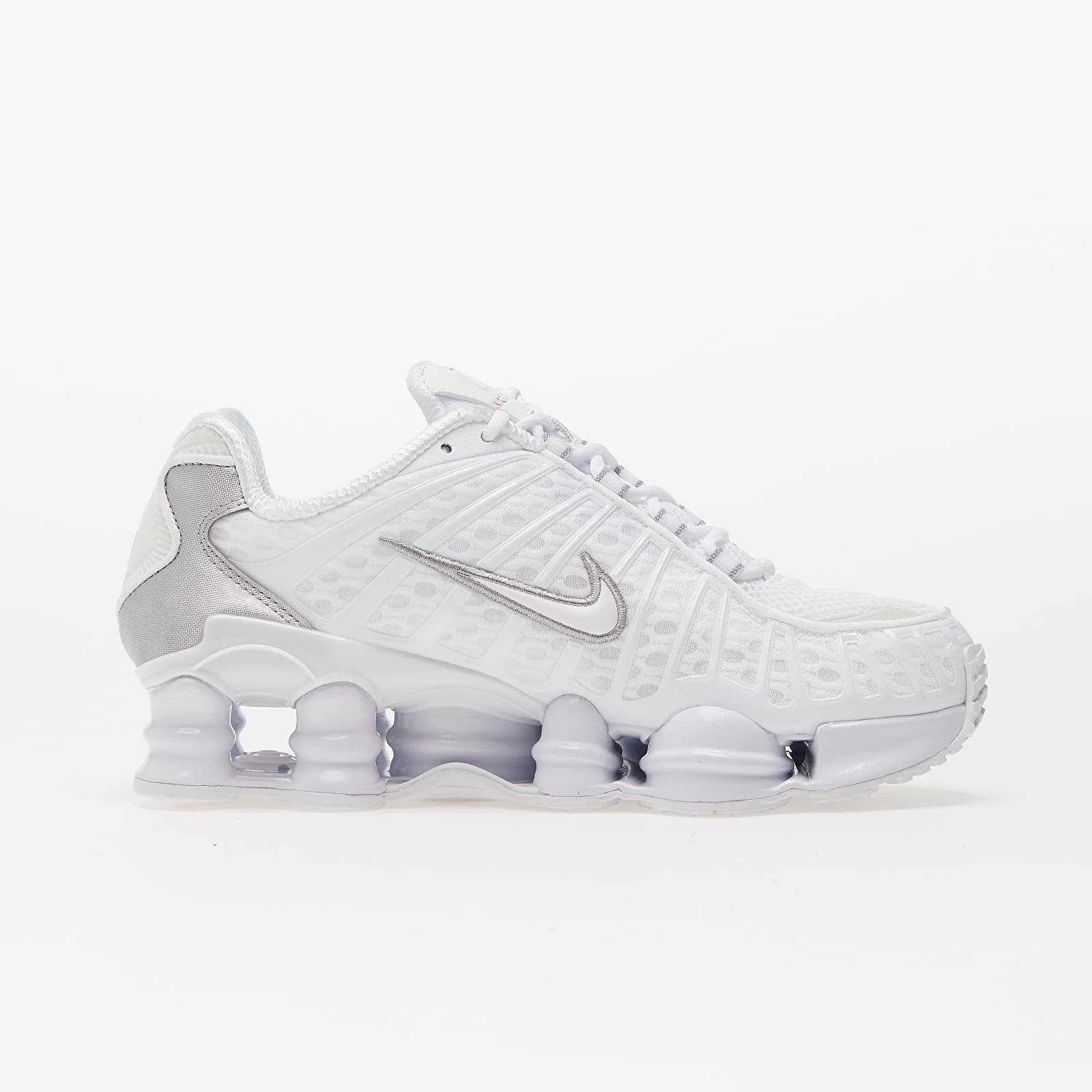 Nike Сникърси W Shox Tl White/ White-Metallic Silver-Max Orange