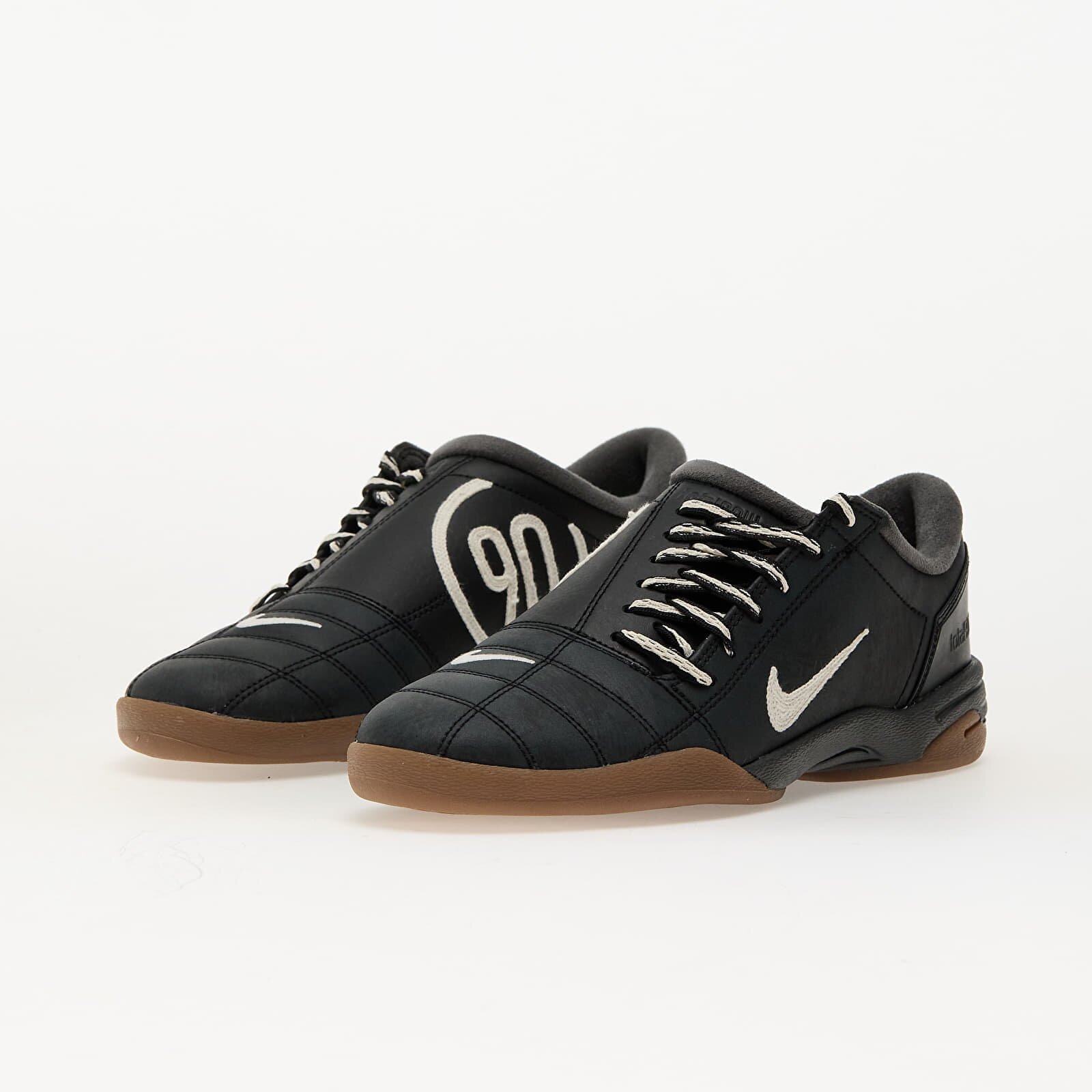 Nike Сникърси W T90 Black/ Coconut Milk-Gum Dark Brown