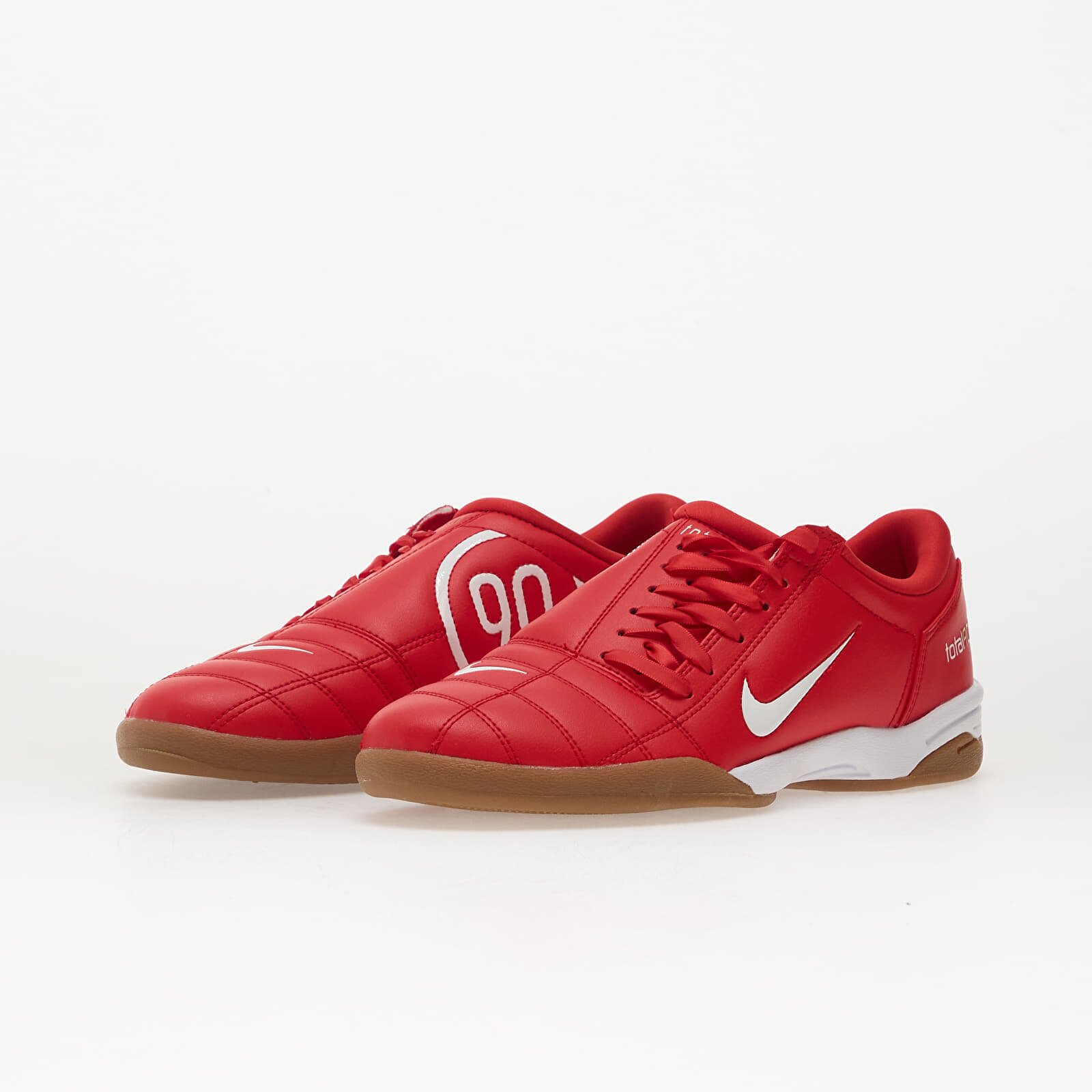 Nike Сникърси W T90 University Red/ White-Gum Med Brown