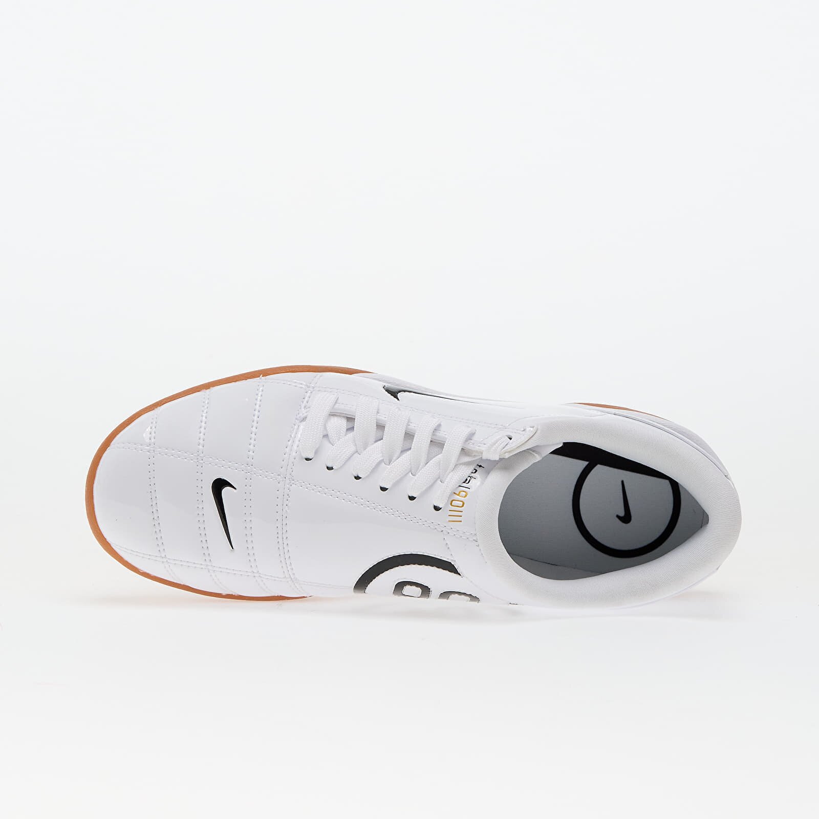 Nike Сникърси W T90 White/ Black-White-Mtlc Gold-Gum Med Brown