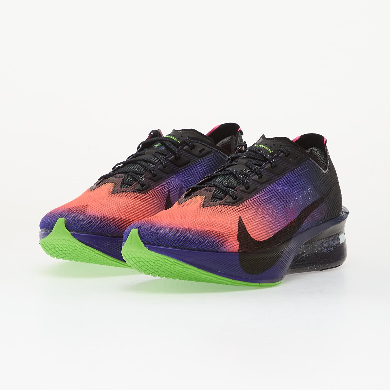 Nike Сникърси W Zoomx Vaporfly Next% 4 Glam Dark Obsidian/ Black-Purple Dynasty