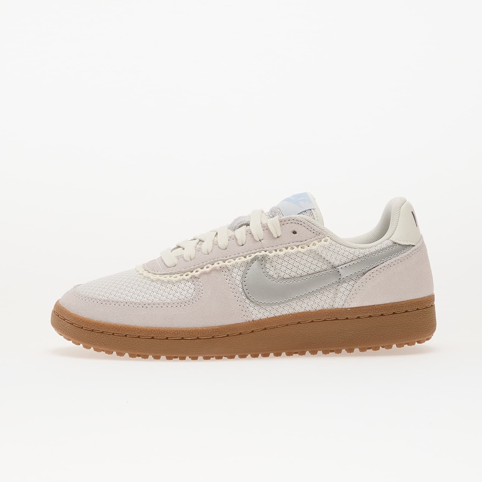 Nike Сникърси Wmns Field General Platinum Tint/ Mtlc Silver-Vast Grey-Gum Med Brown-Sail-Celestine Blue