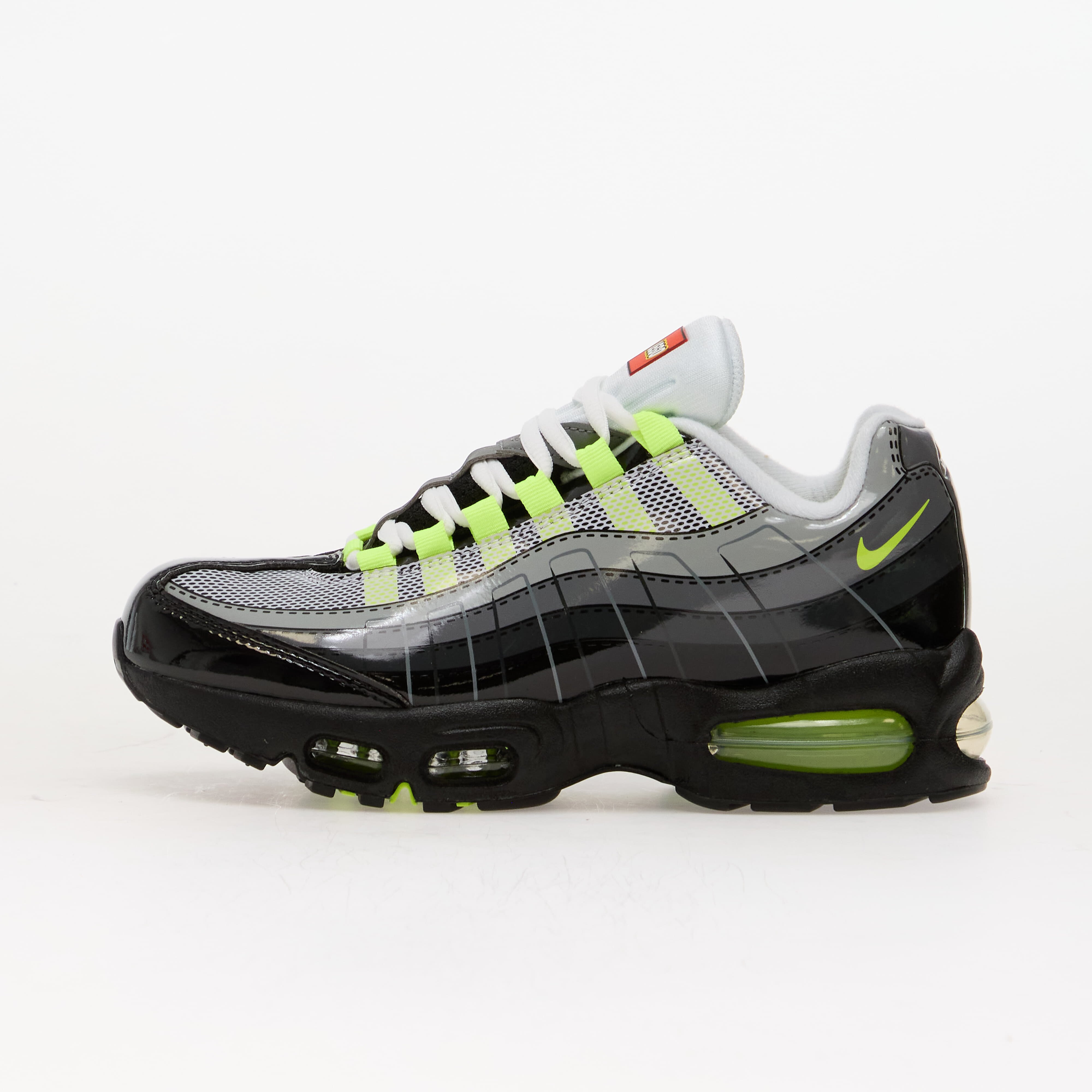 Nike x LEGO Air Max 95 Kids Black/ Metallic Silver-Dk Smoke Grey