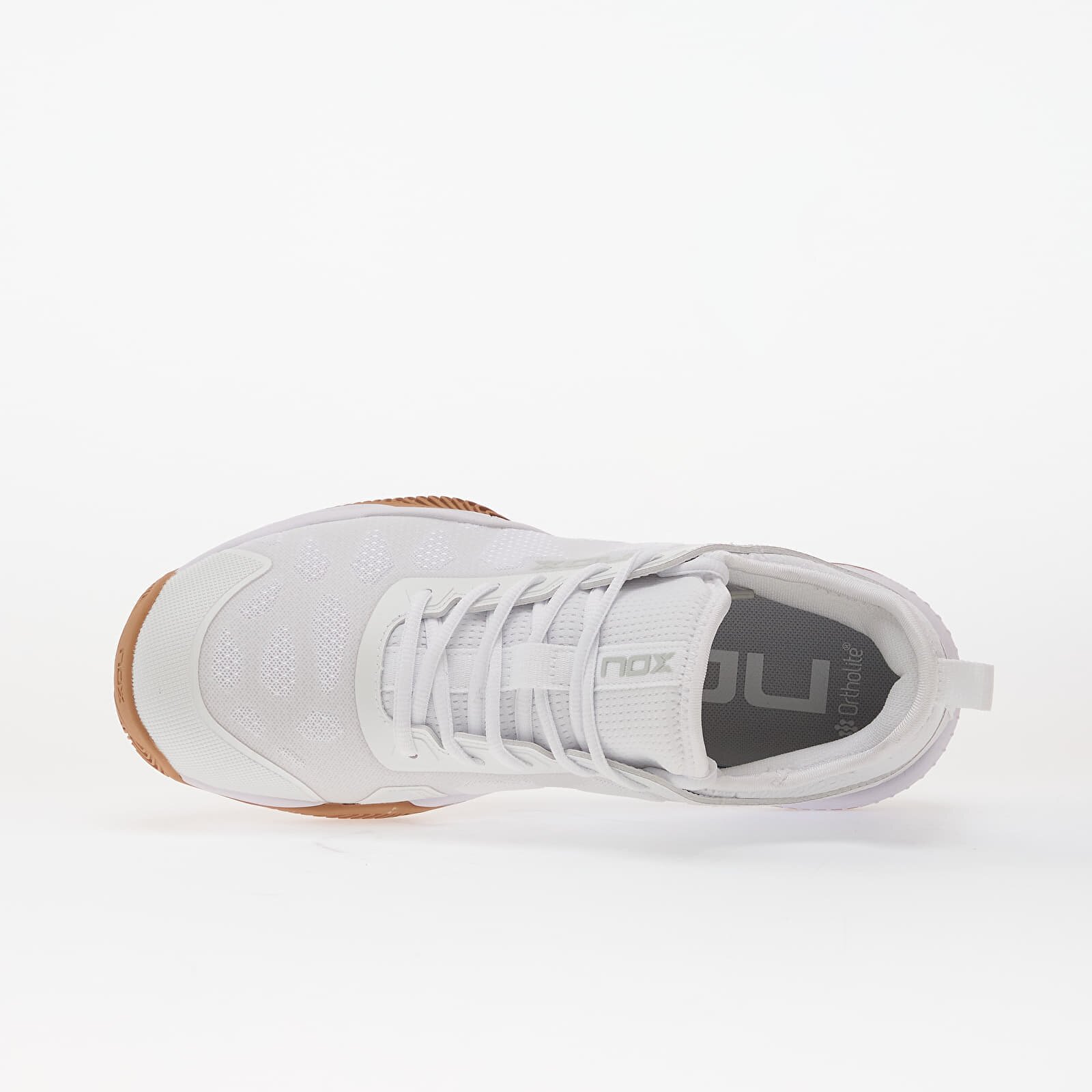 NOX Сникърси Calzado Nerbo White/ Gum Rubber