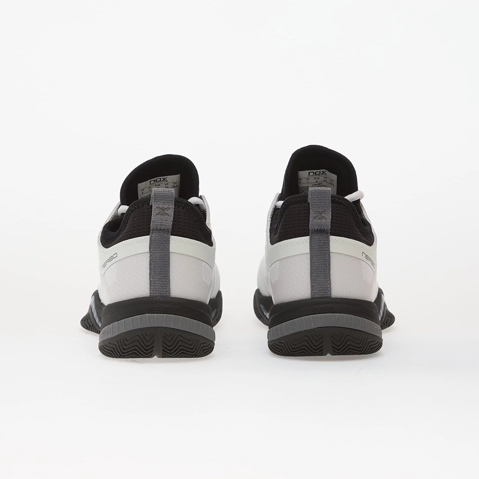 NOX Сникърси Calzado Nerbo White/ Raven