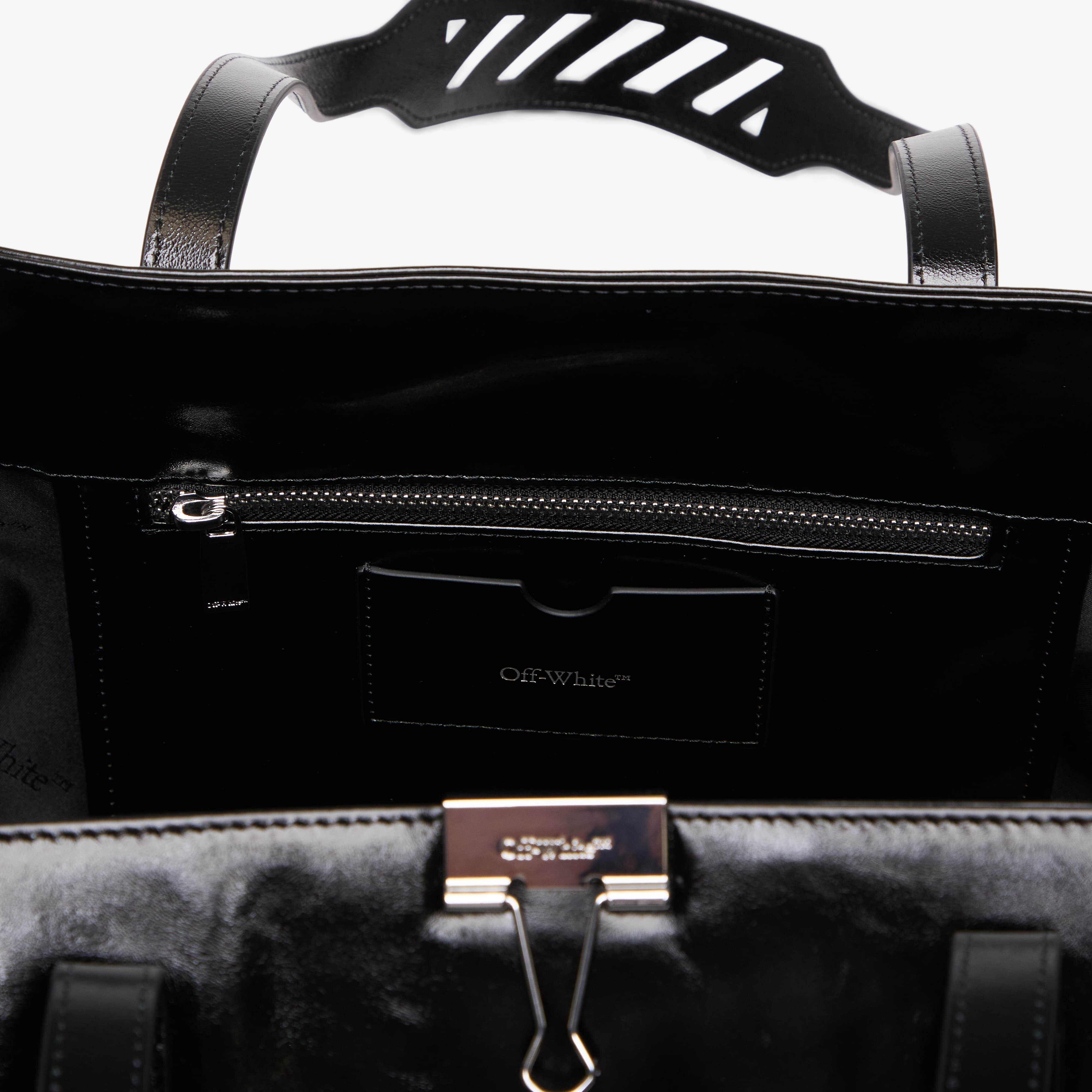 Off-White Чанта Binder Tote Black/ No Color