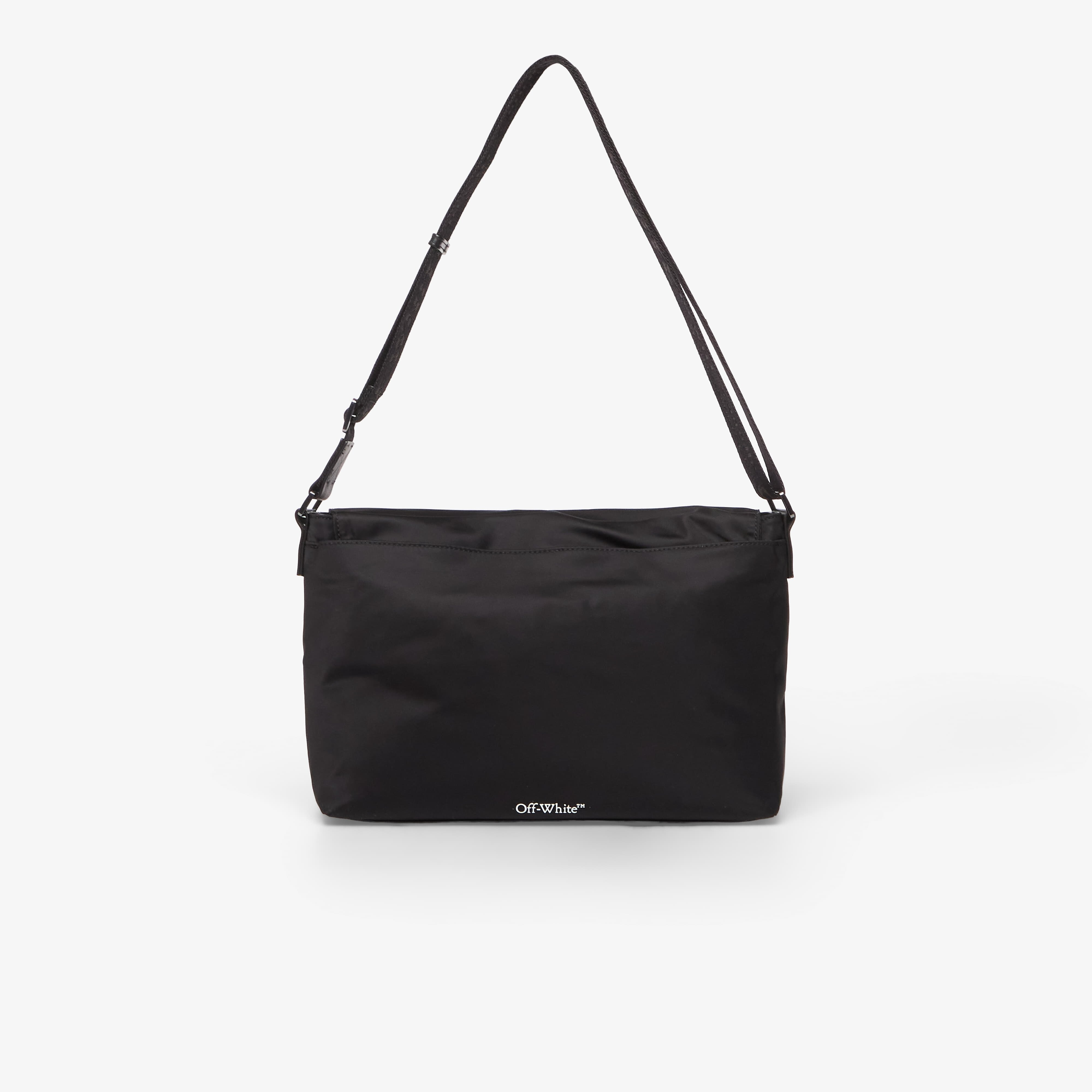 Off-White Чанта Heritage Messenger Black/ White