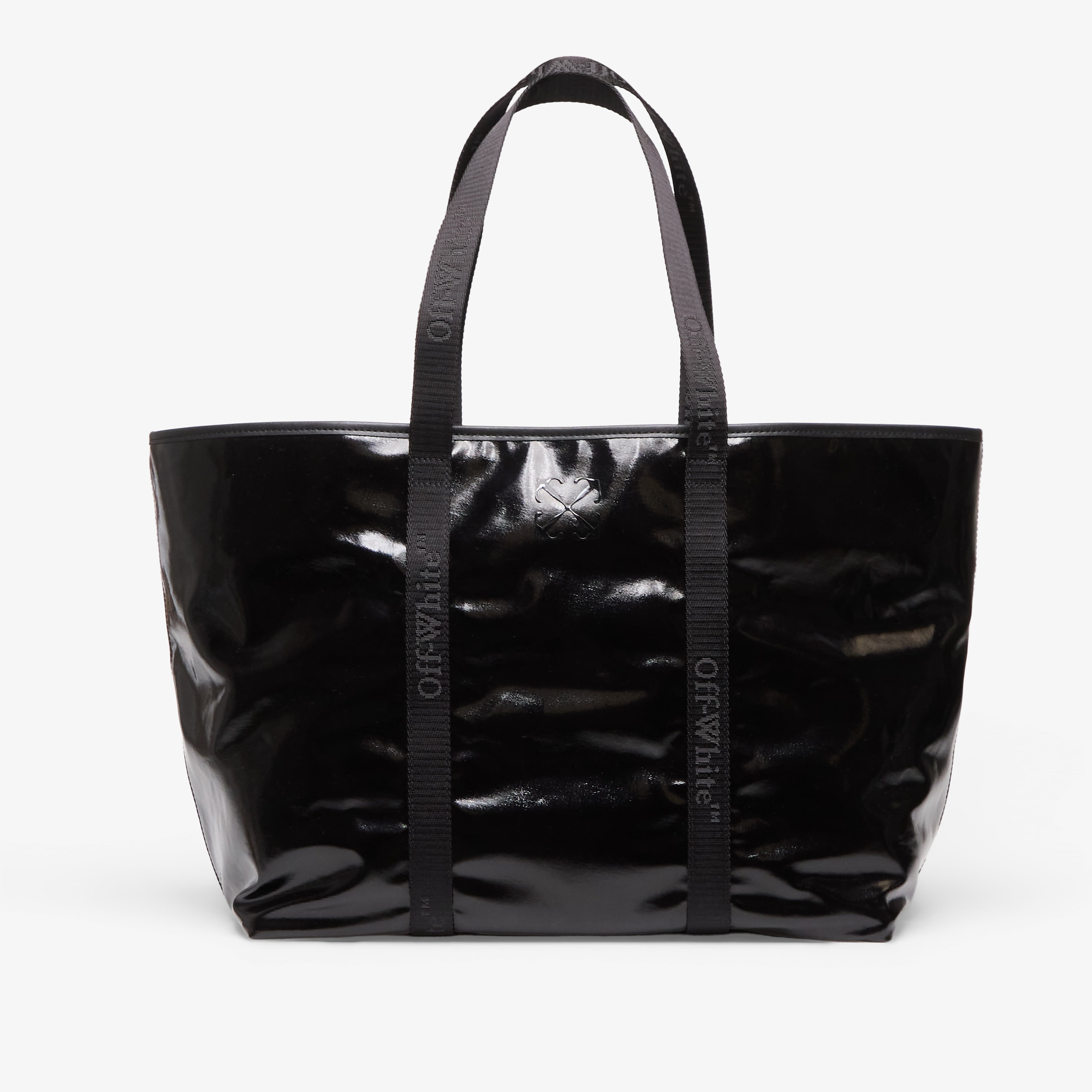 Off-White Чанта Jitney Tote Black/ Black