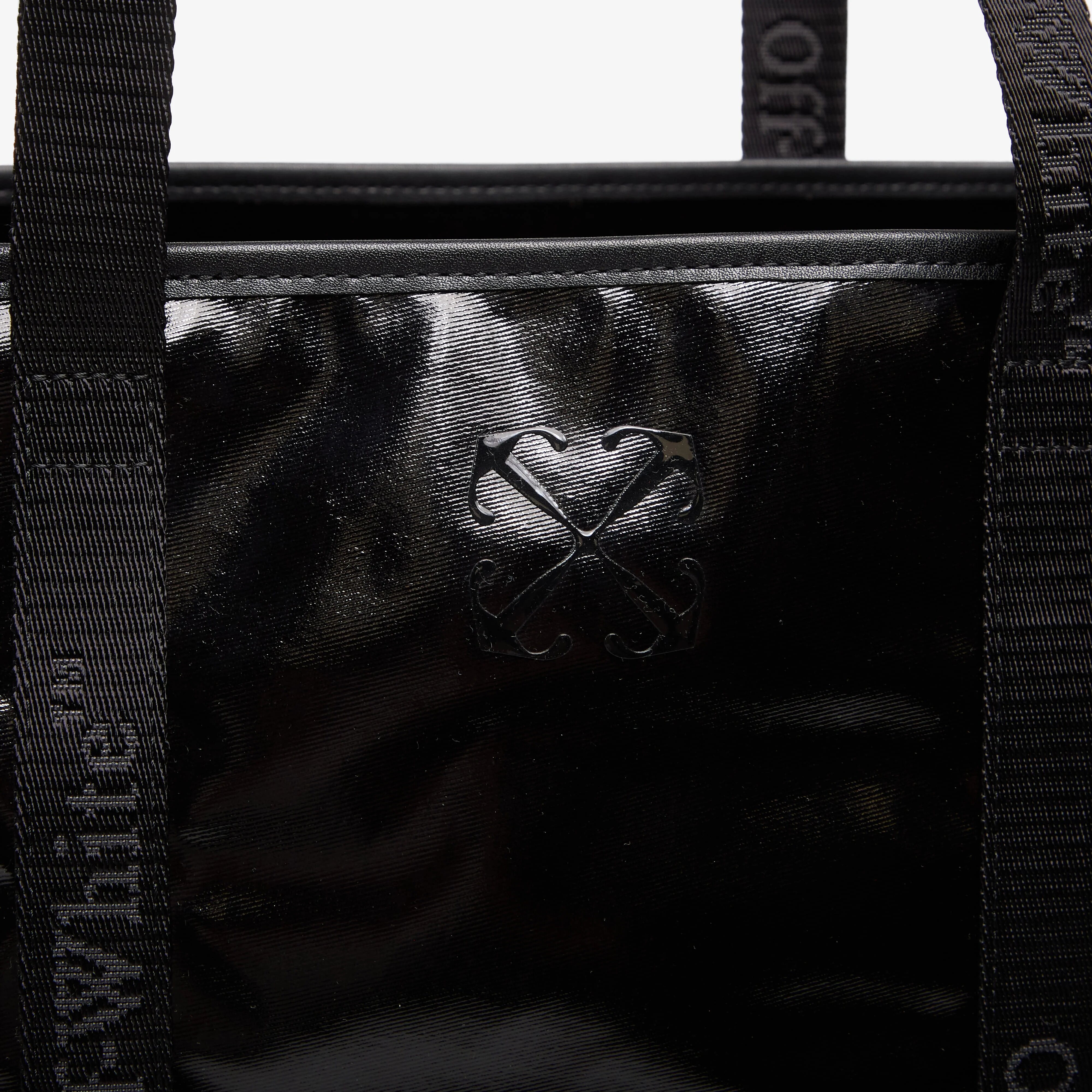 Off-White Чанта Jitney Tote Black/ Black