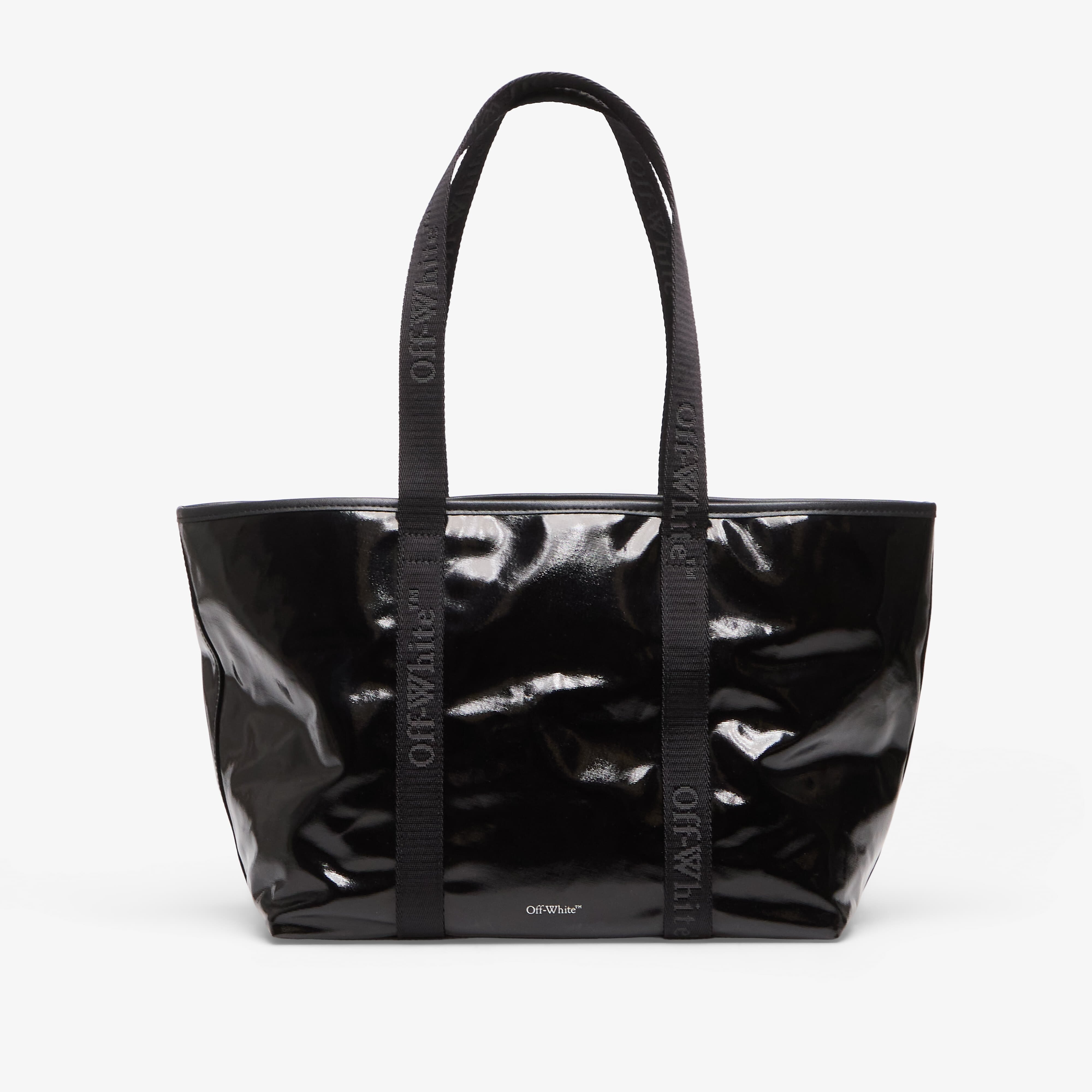 Off-White Чанта Jitney Tote Small Black/ Black