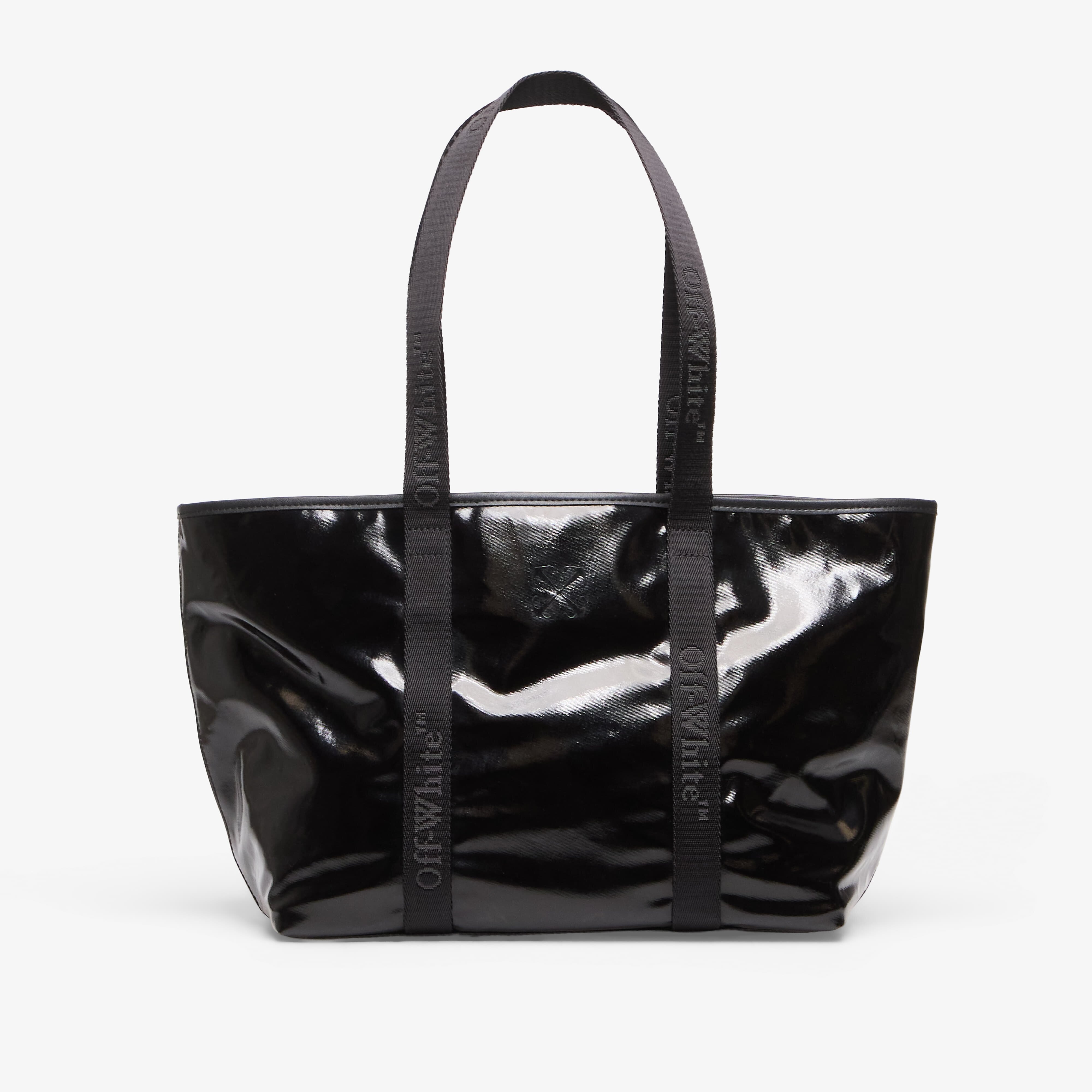 Off-White Чанта Jitney Tote Small Black/ Black
