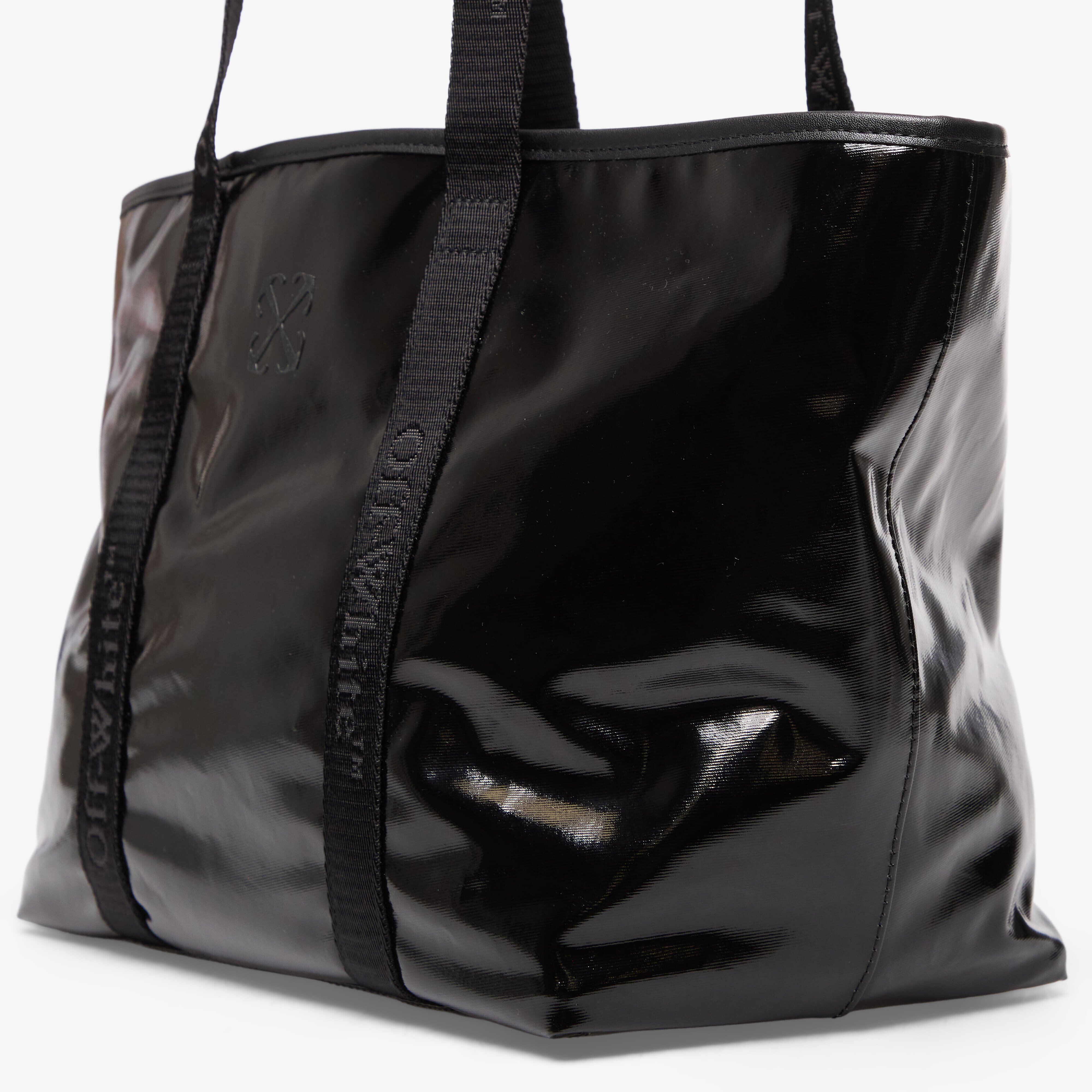 Off-White Чанта Jitney Tote Small Black/ Black