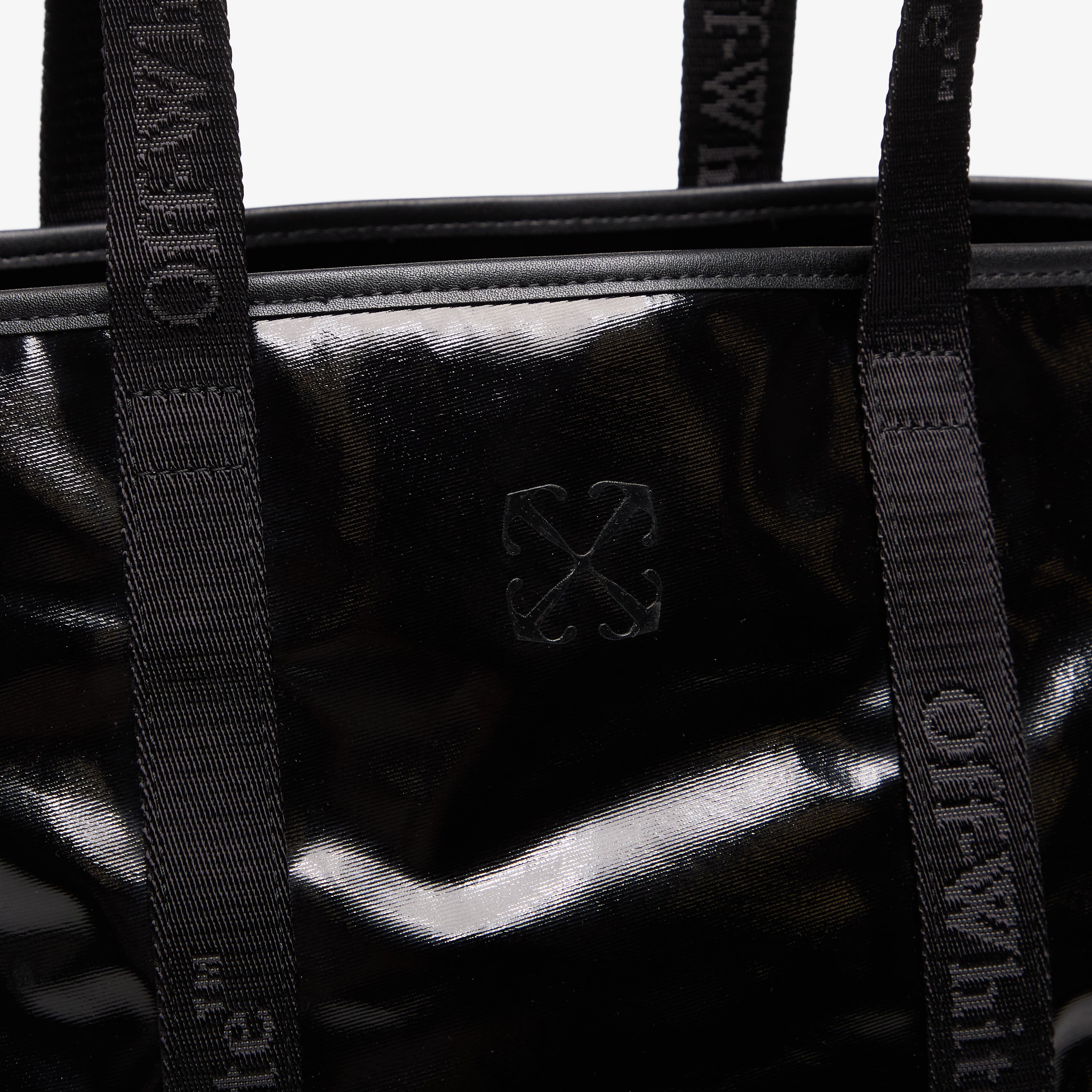 Off-White Чанта Jitney Tote Small Black/ Black