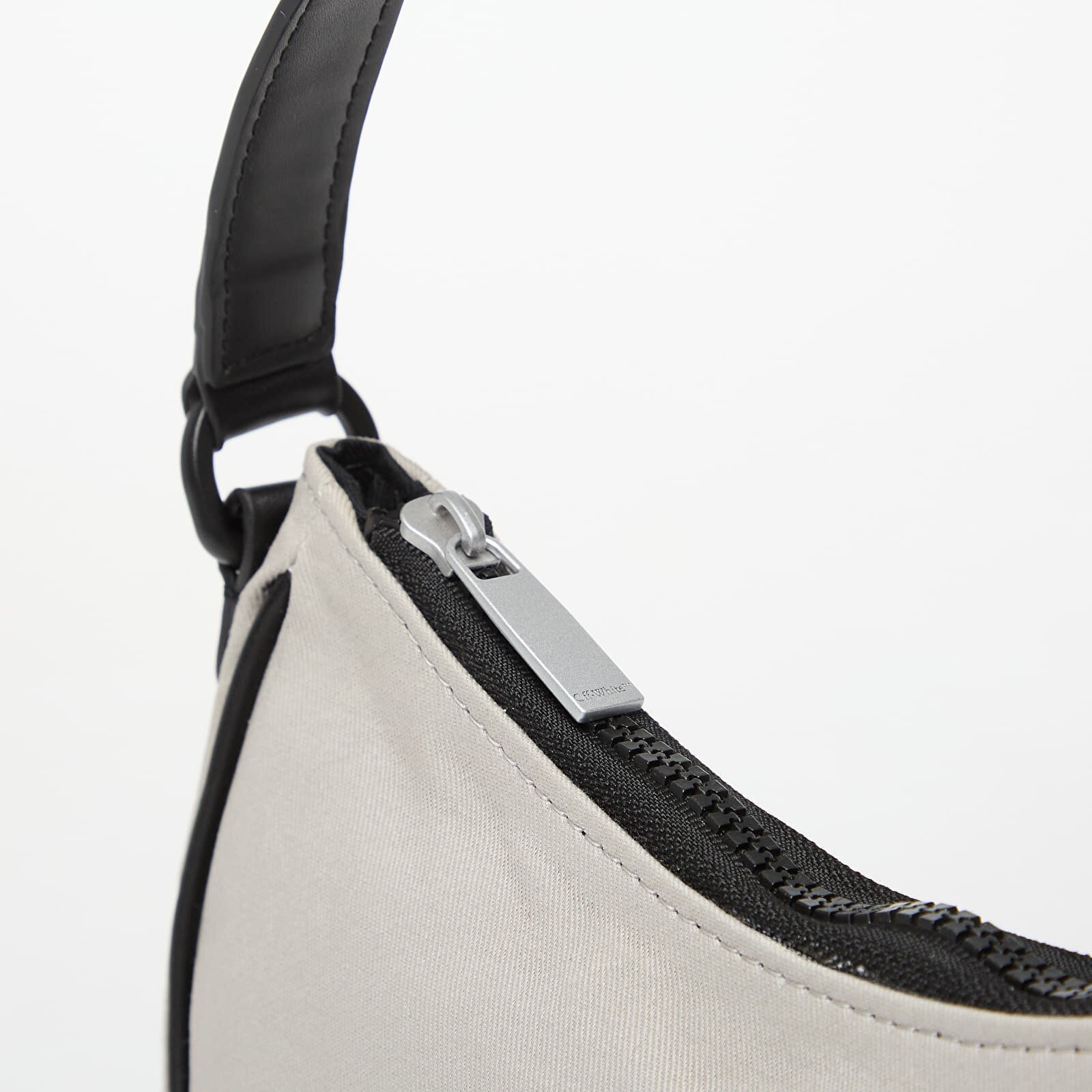 OFF-WHITE KIDS Чанта Hobo Bag Light Grey/ Silver