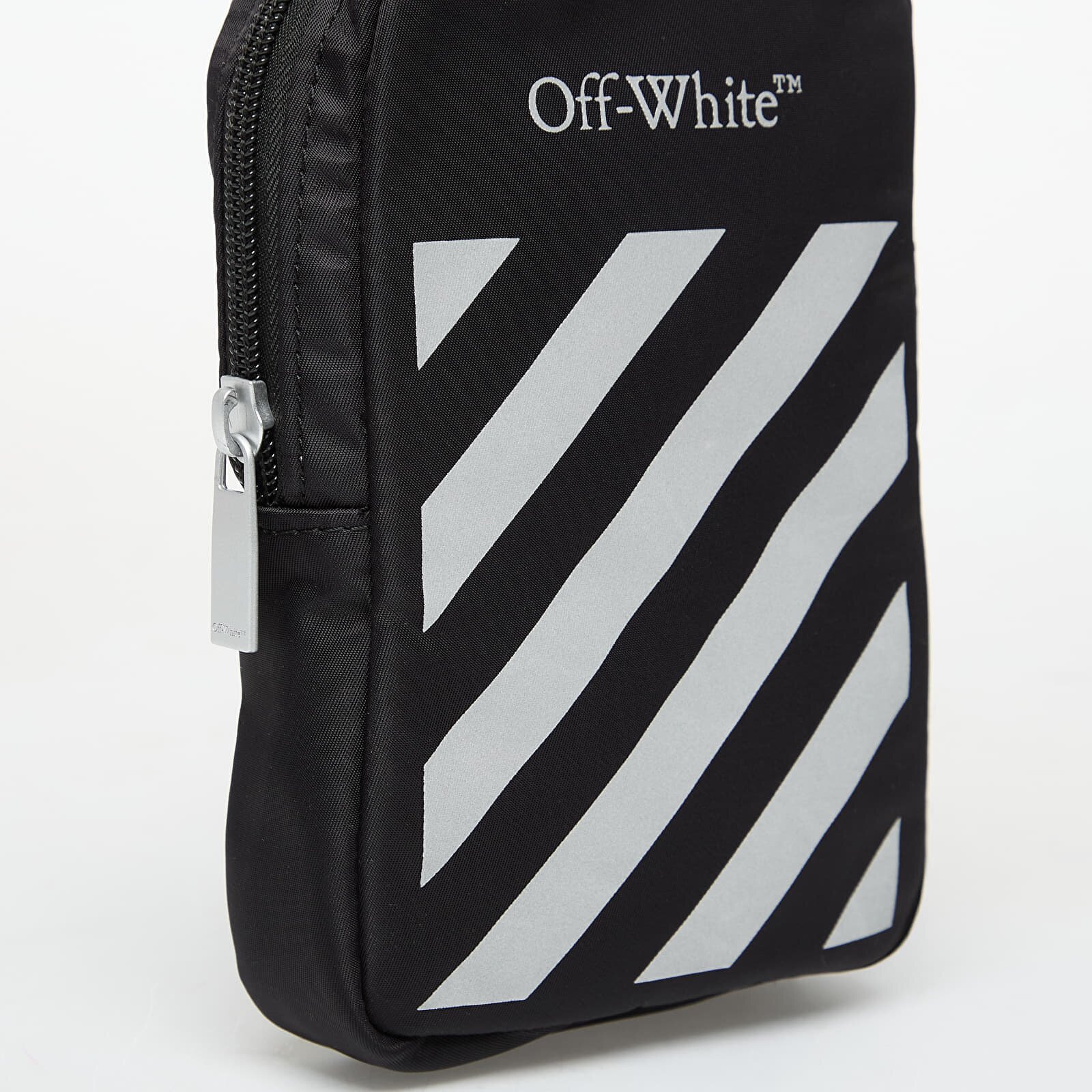OFF-WHITE KIDS Чанта Reflective Logo Crossbody Bag Black/ Reflec