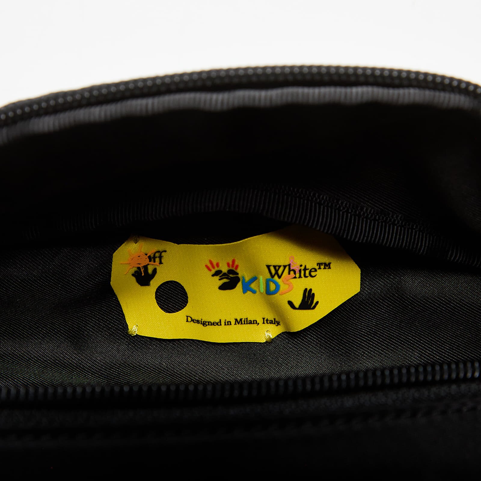 OFF-WHITE KIDS Чантичка за кръста Big Bookish Funny Belt Bag Black/ Reflective