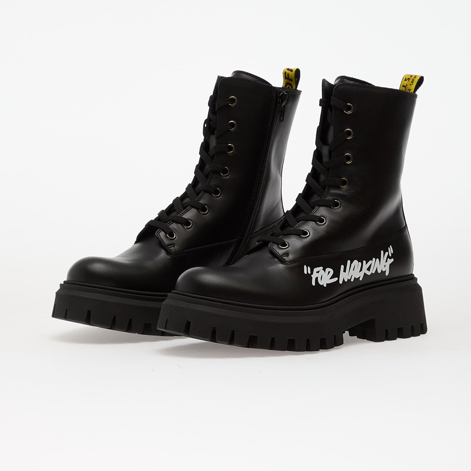 OFF-WHITE KIDS For Walking Ankle Boot Black/ White