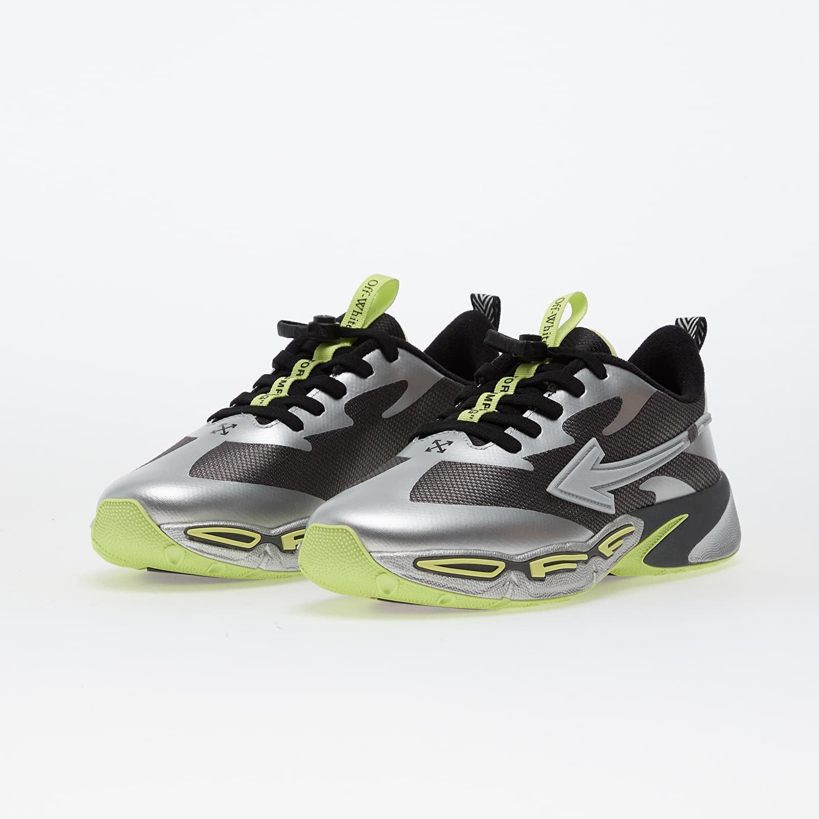 OFF-WHITE KIDS Сникърси For Jumping Dark Grey/ Silver