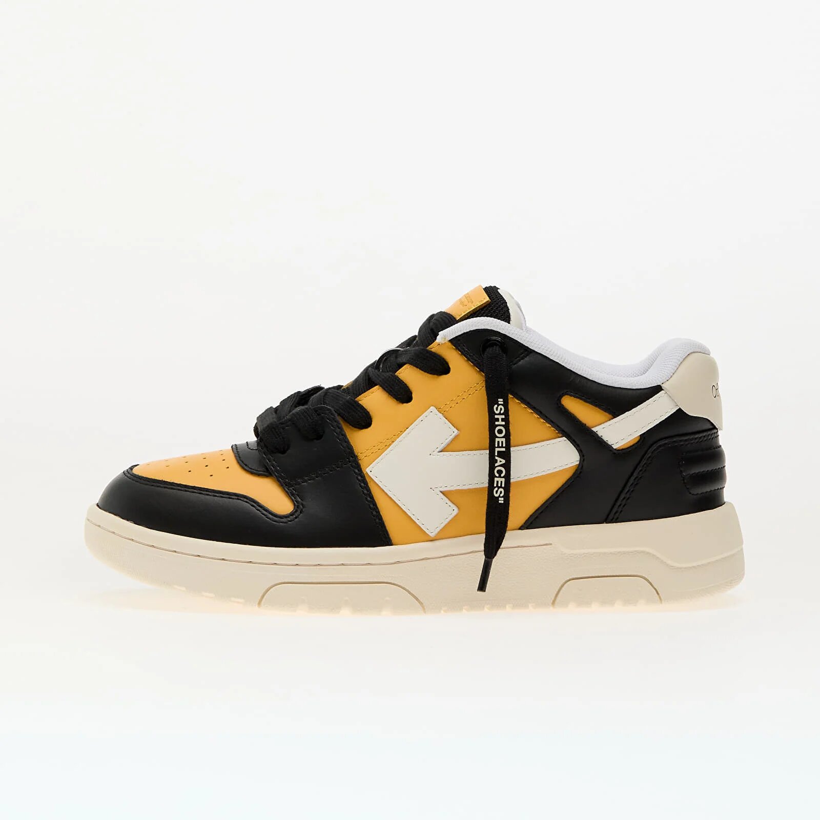 OFF-WHITE KIDS Сникърси Out Of Office Ocher Yellow Black
