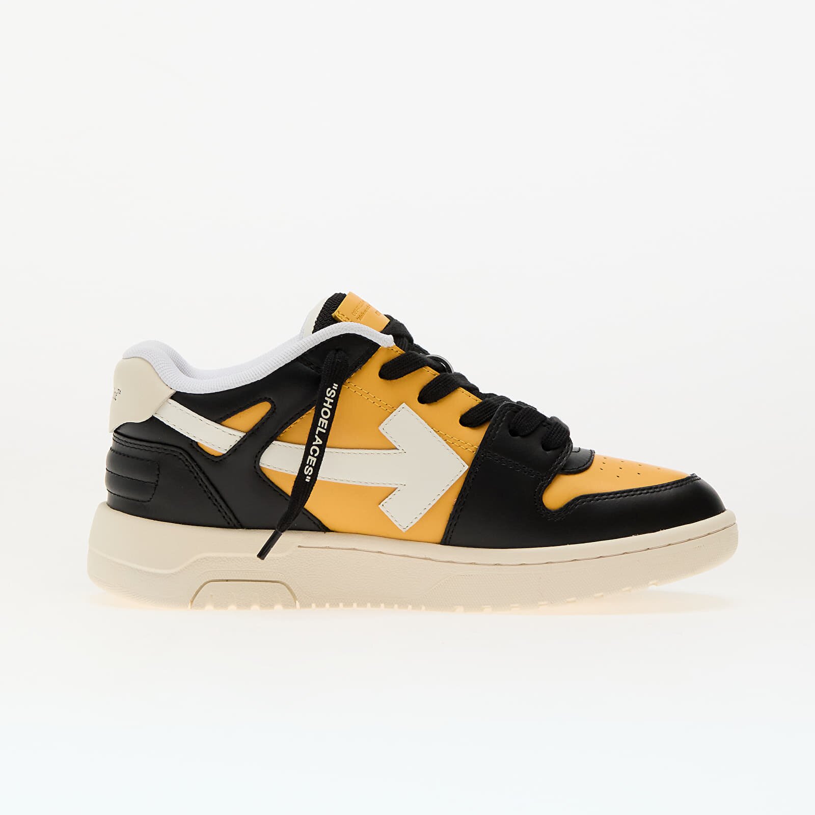 OFF-WHITE KIDS Сникърси Out Of Office Ocher Yellow Black