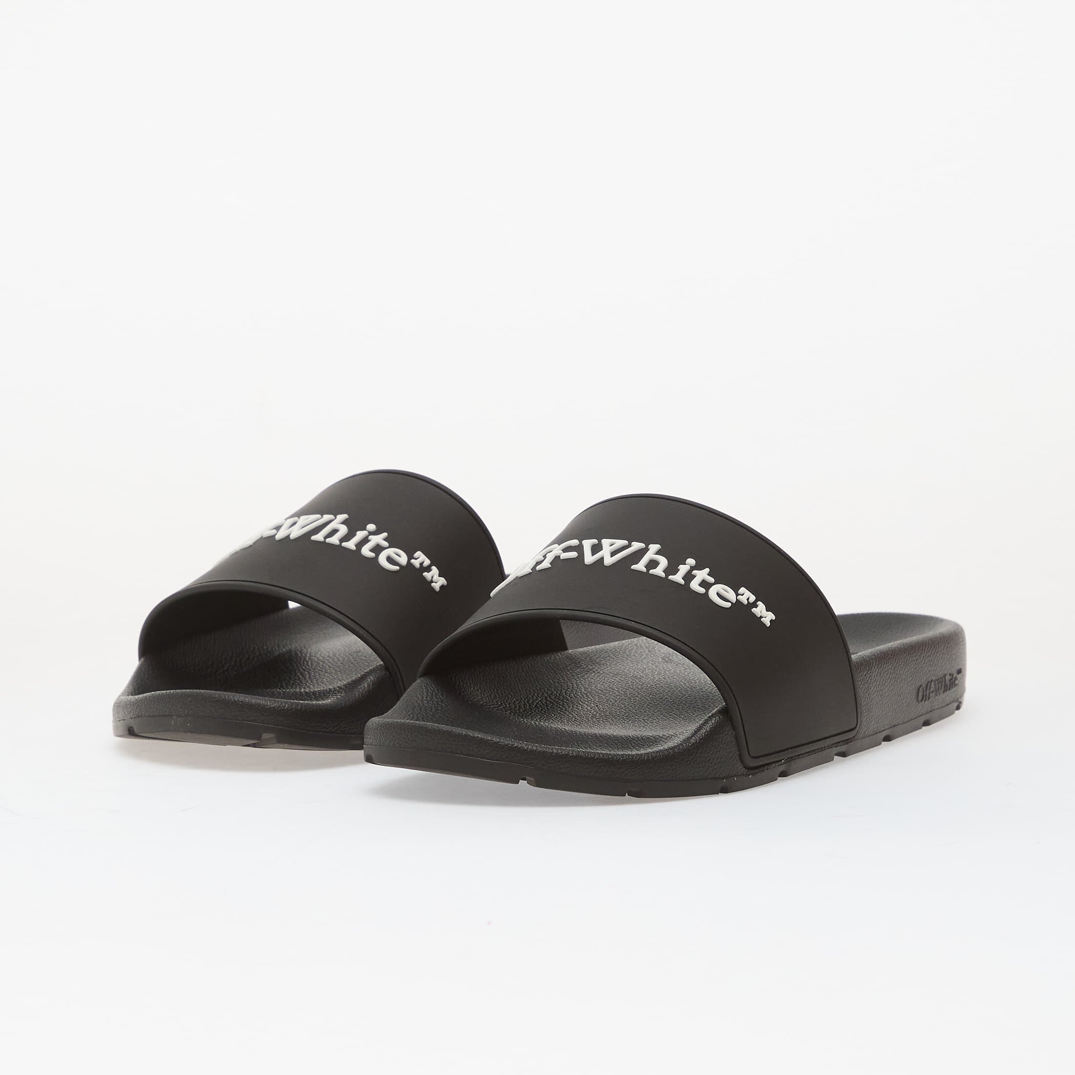 Off-White Обувки M-Bookish Sliders-002 Black/ White