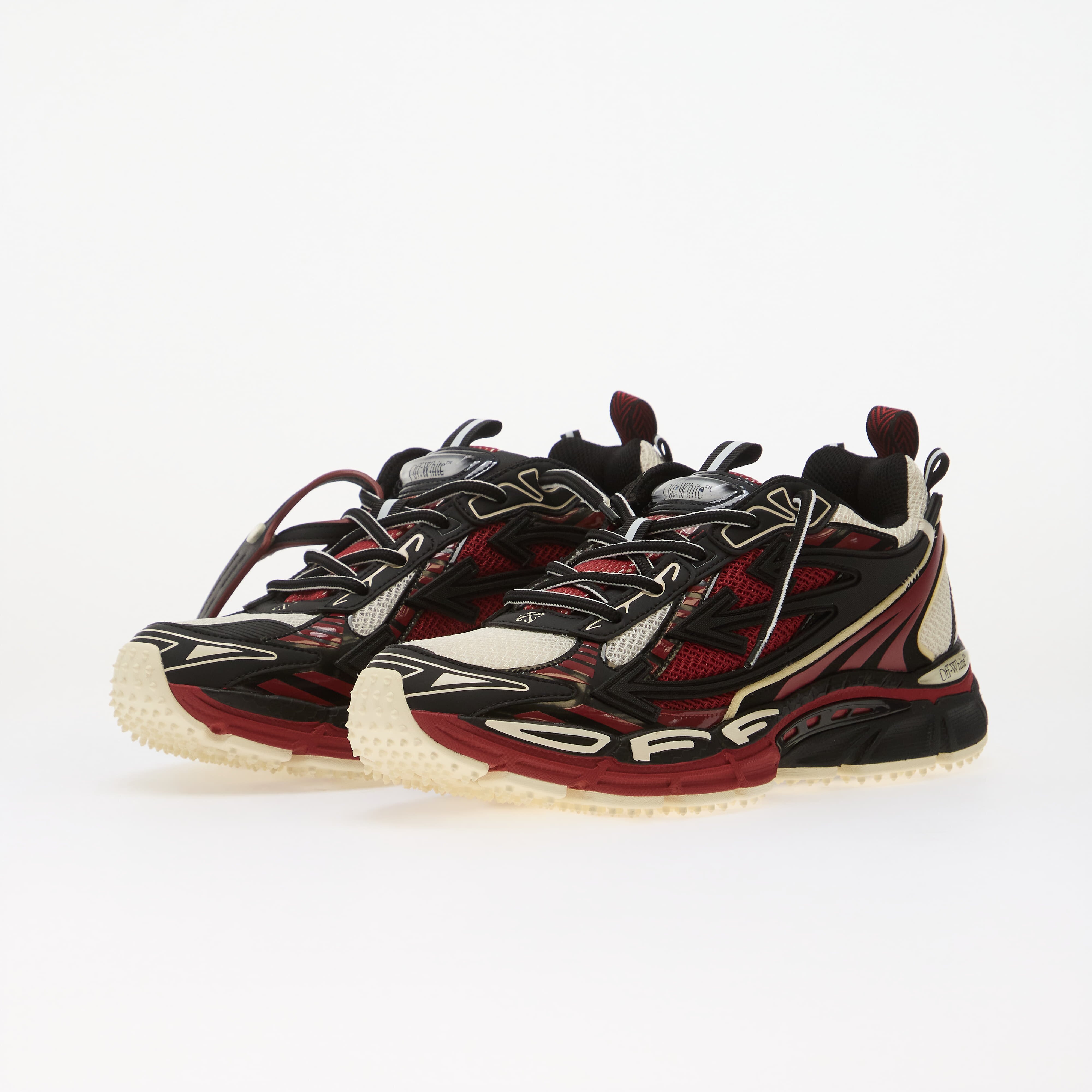Off-White Сникърси Be Right Back Black/ Red/ White