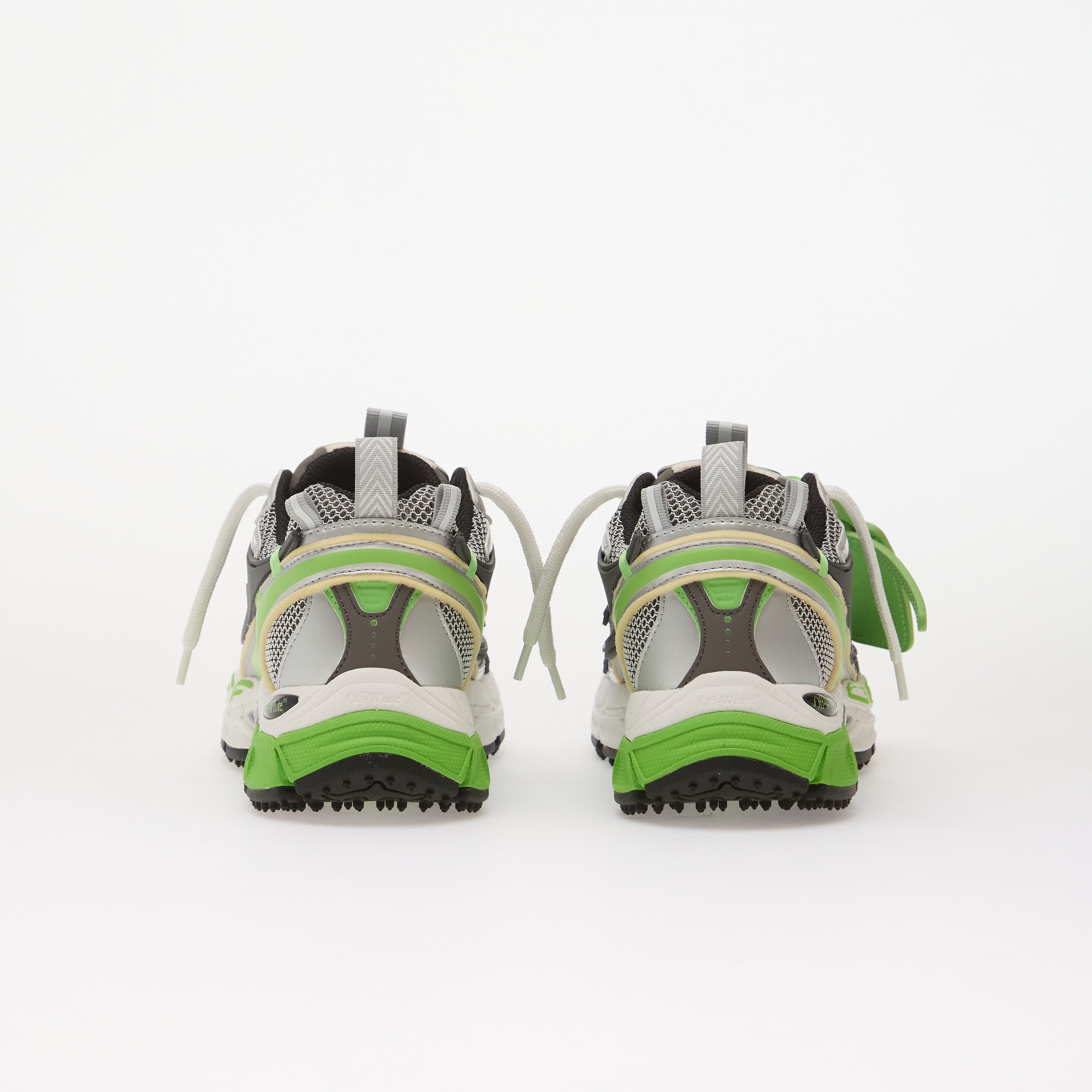 Off-White Сникърси Be Right Back Sneakers Grey/ Neon Green