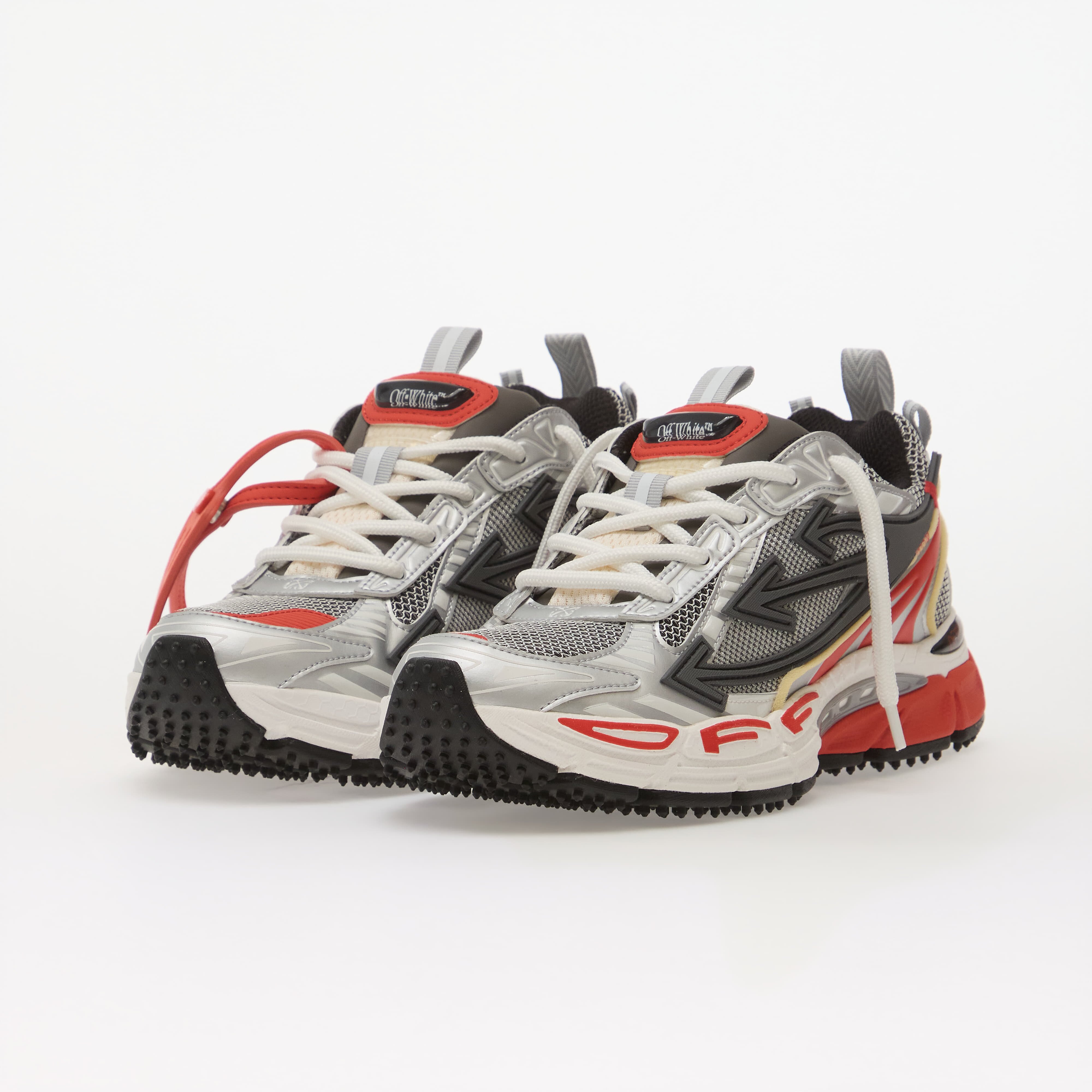 Off-White Сникърси Be Right Back Sneakers Grey/ Red