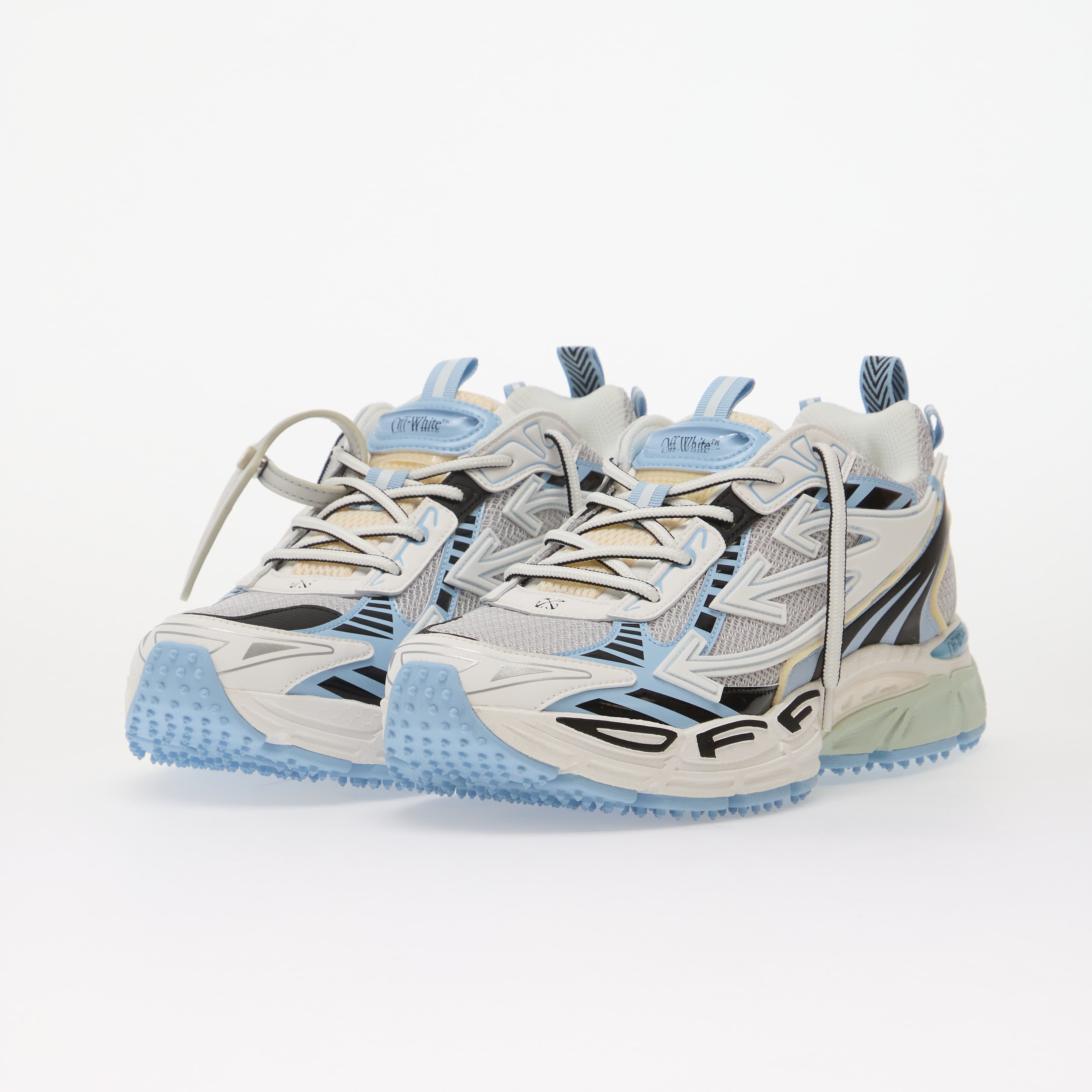 Off-White Сникърси Be Right Back Sneakers White/ Light Blue