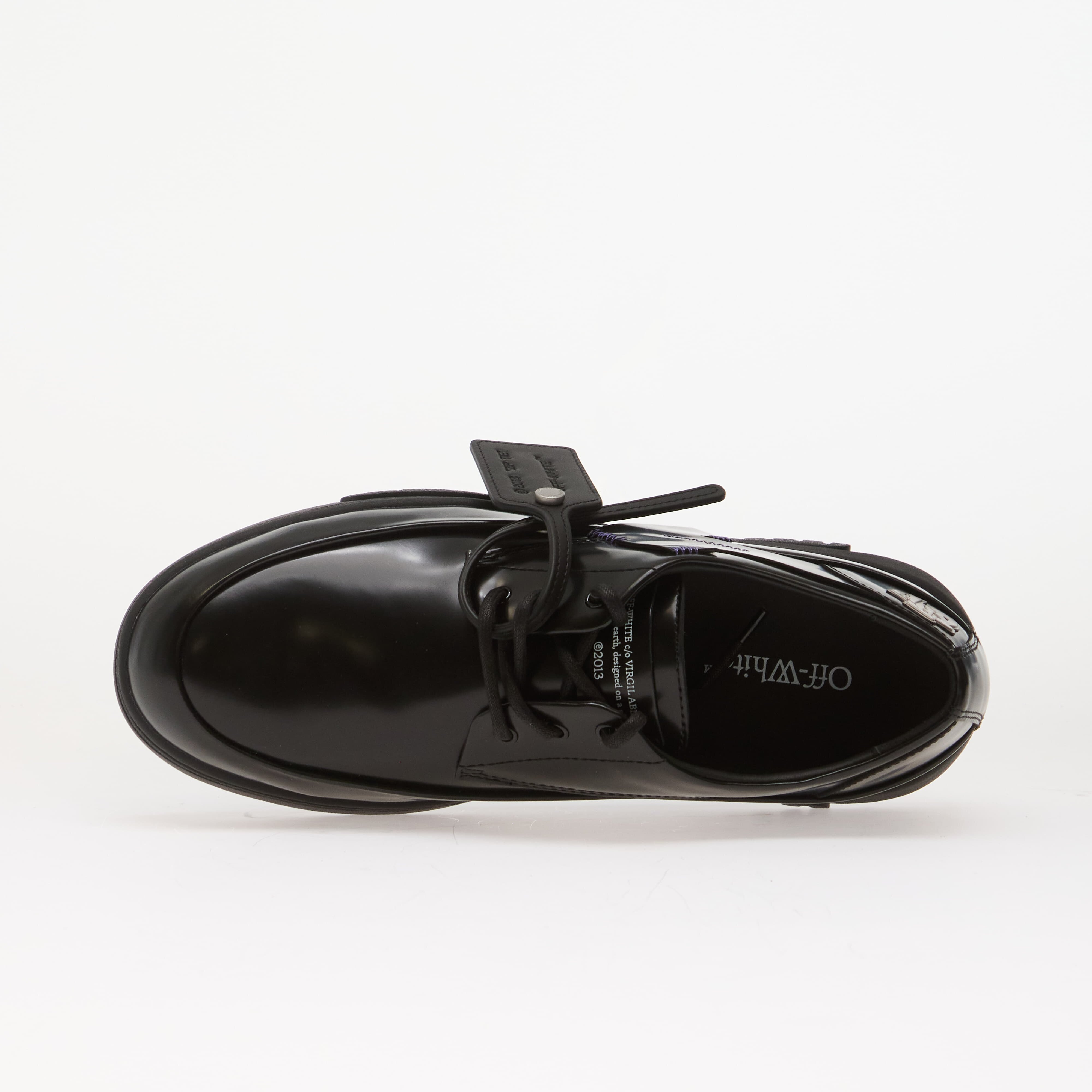 Off-White Сникърси Derby OOO Black/ Purple