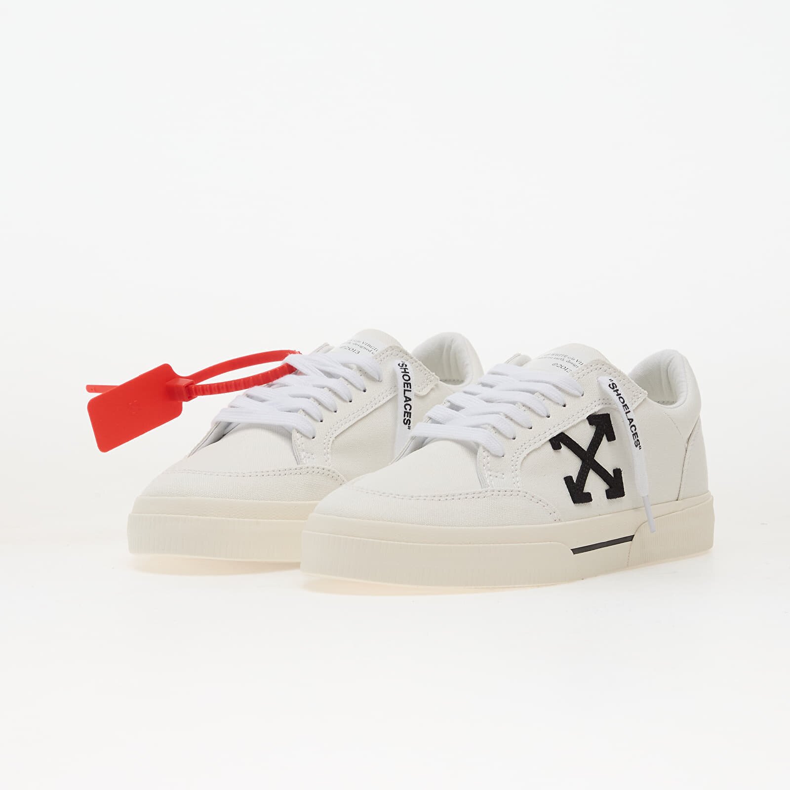 Off-White Сникърси M Vulc Low Canvas White/ Black