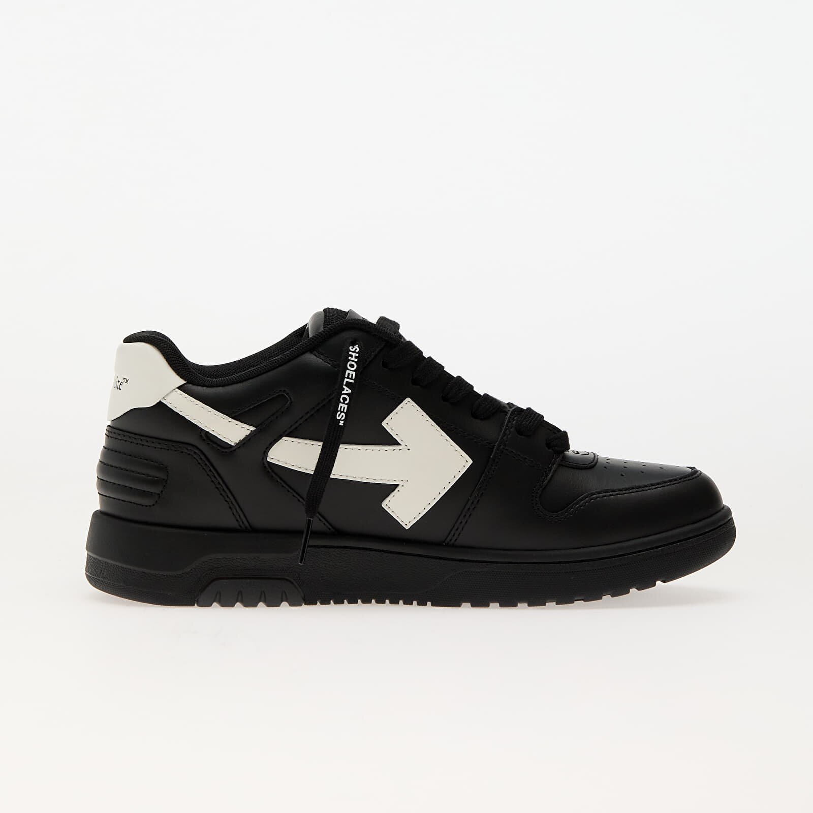 Off-White Сникърси Out Of Office Calf Leather Black White