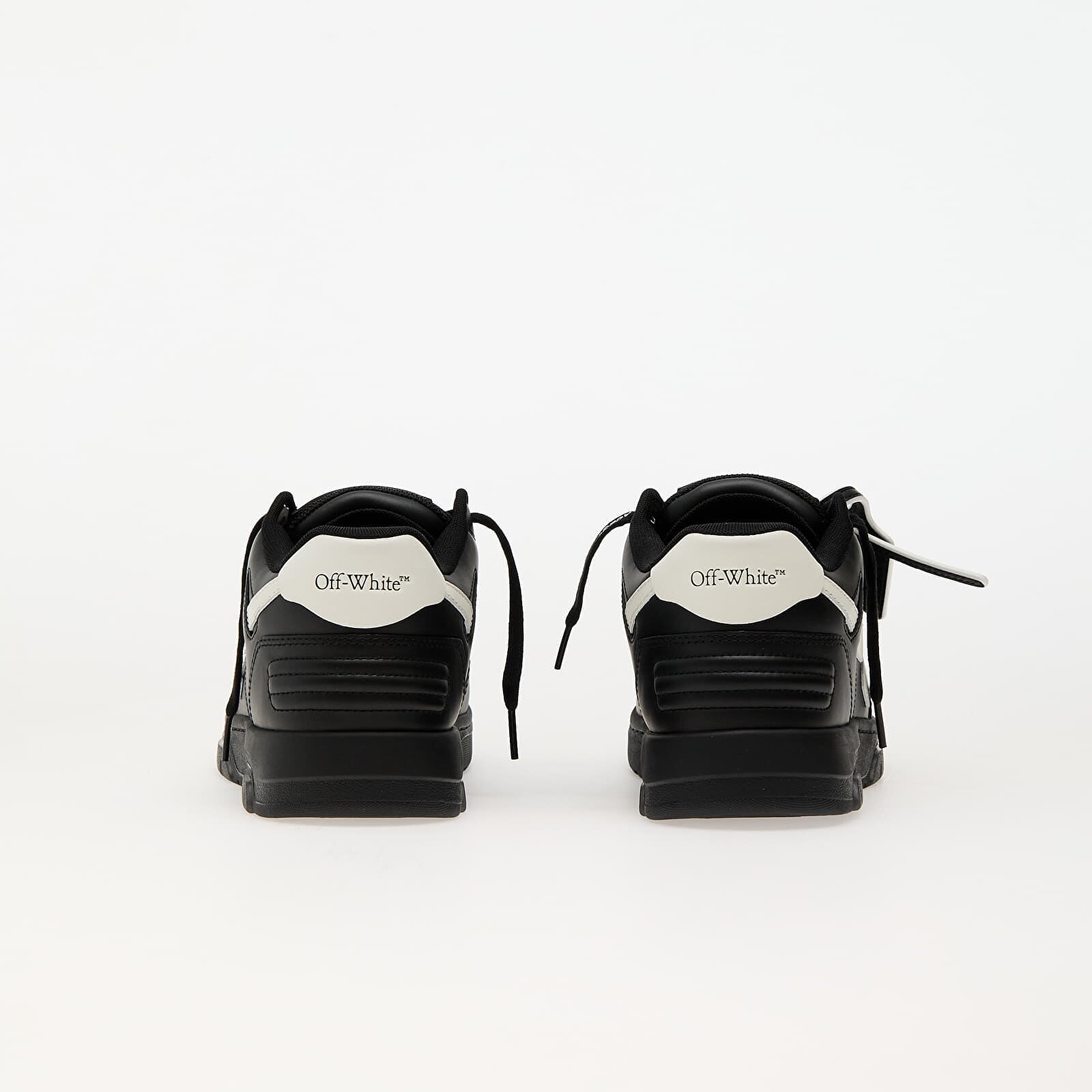 Off-White Сникърси Out Of Office Calf Leather Black White