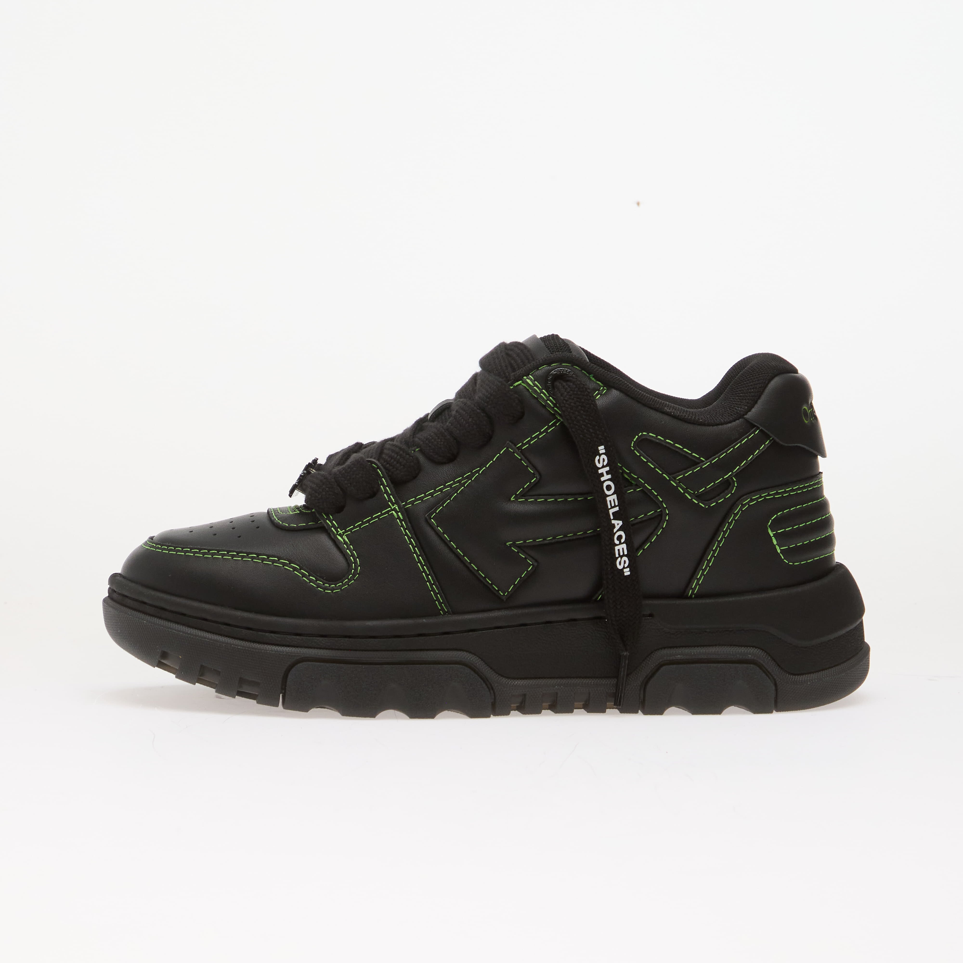 Off-White Сникърси Out Of Office Chunky Black/ F.Green