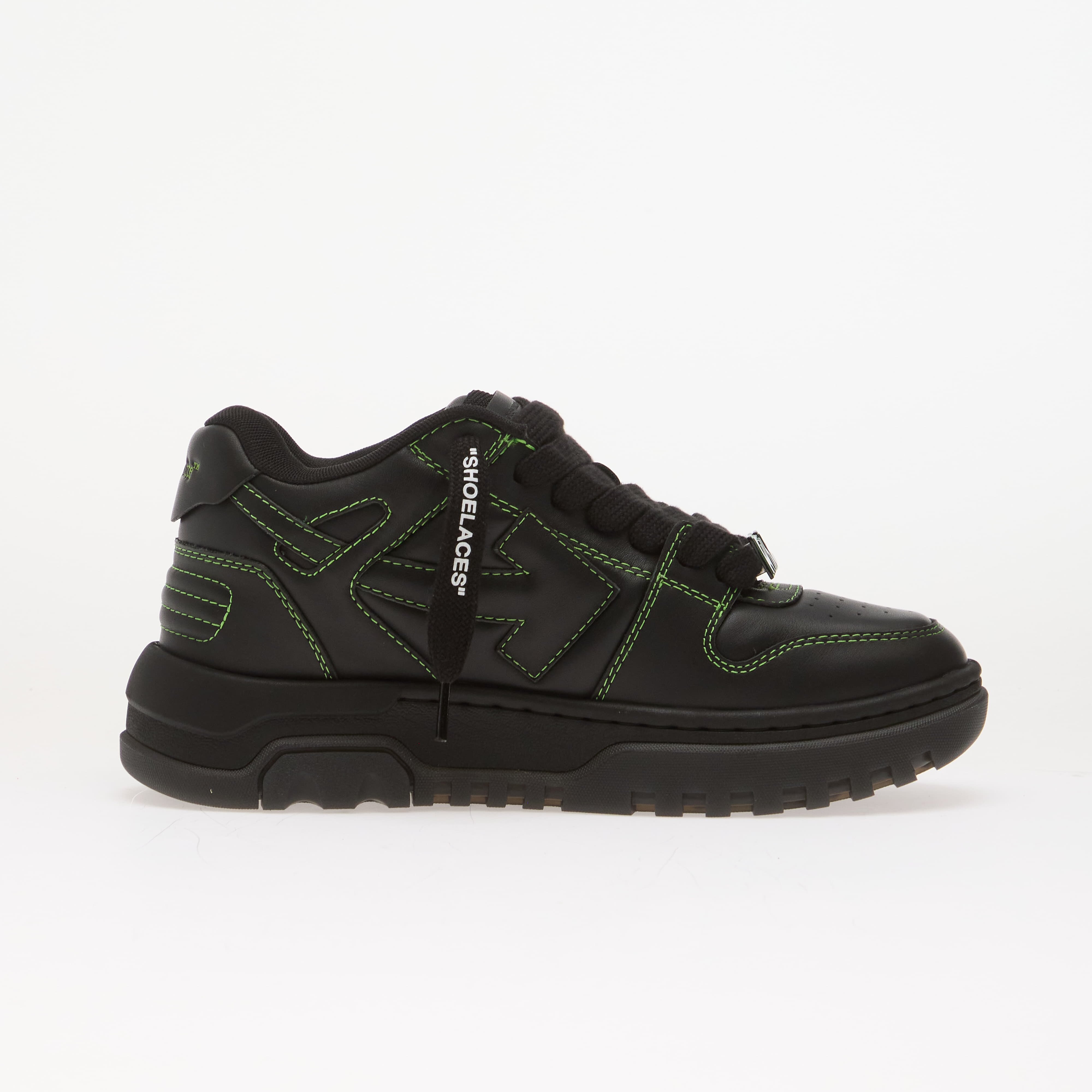 Off-White Сникърси Out Of Office Chunky Black/ F.Green