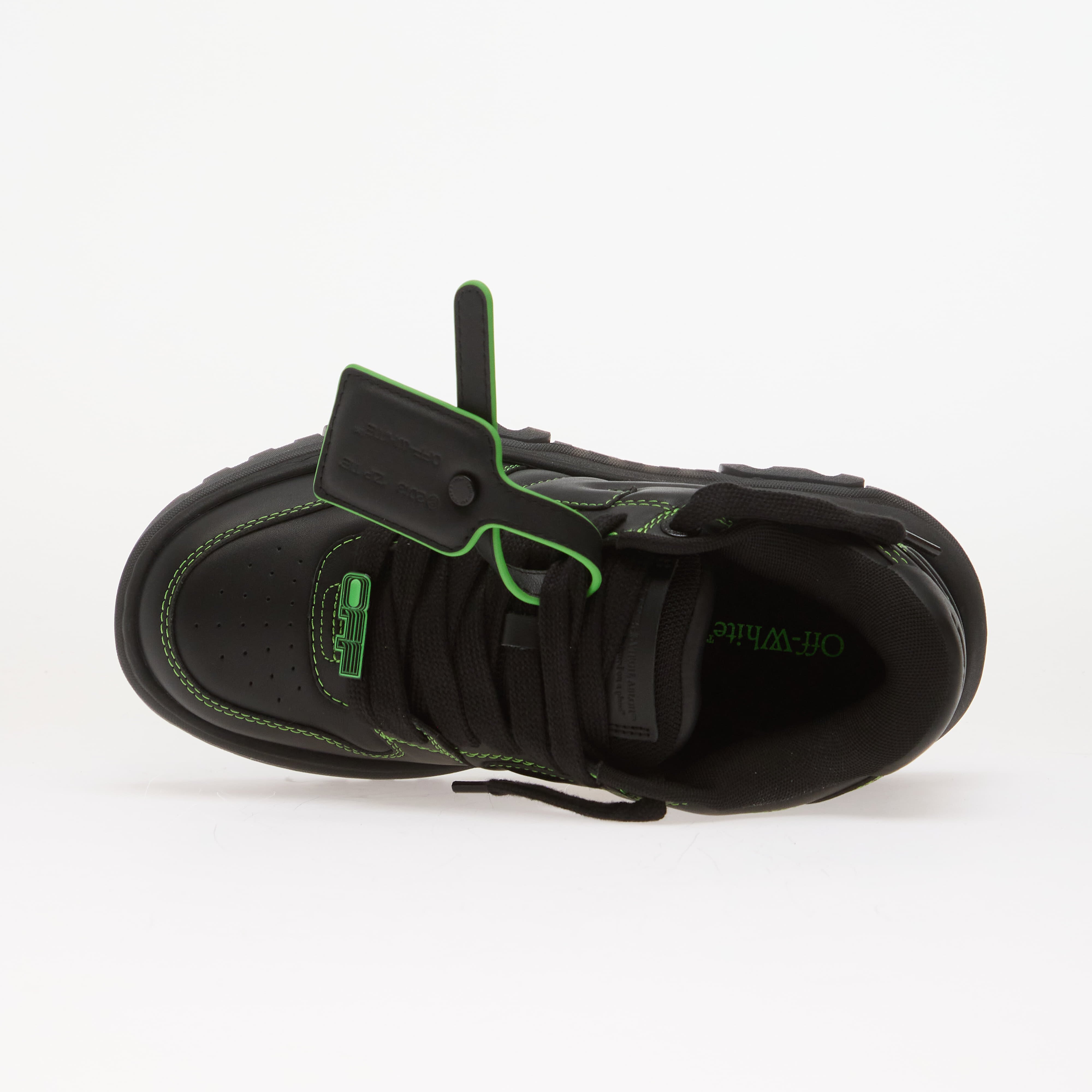 Off-White Сникърси Out Of Office Chunky Black/ F.Green