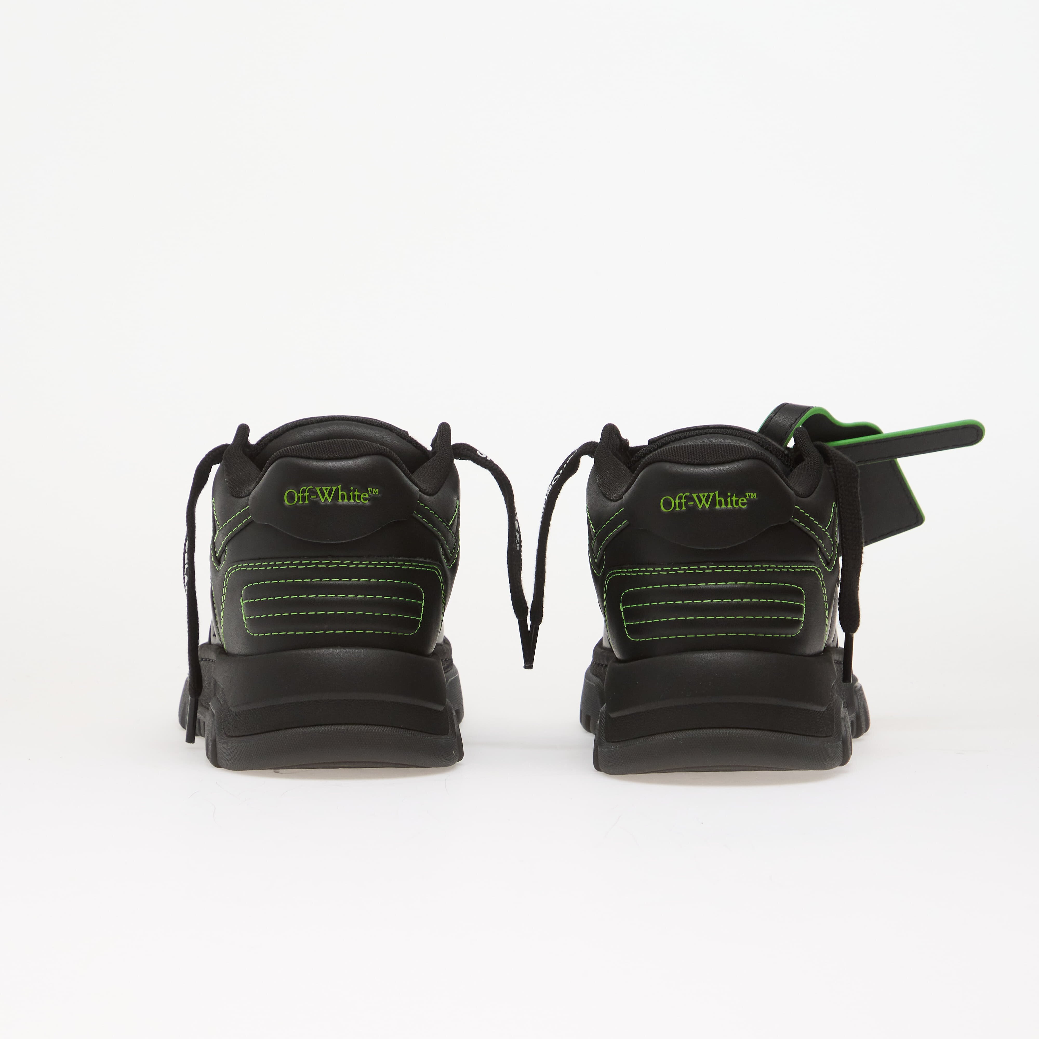 Off-White Сникърси Out Of Office Chunky Black/ F.Green