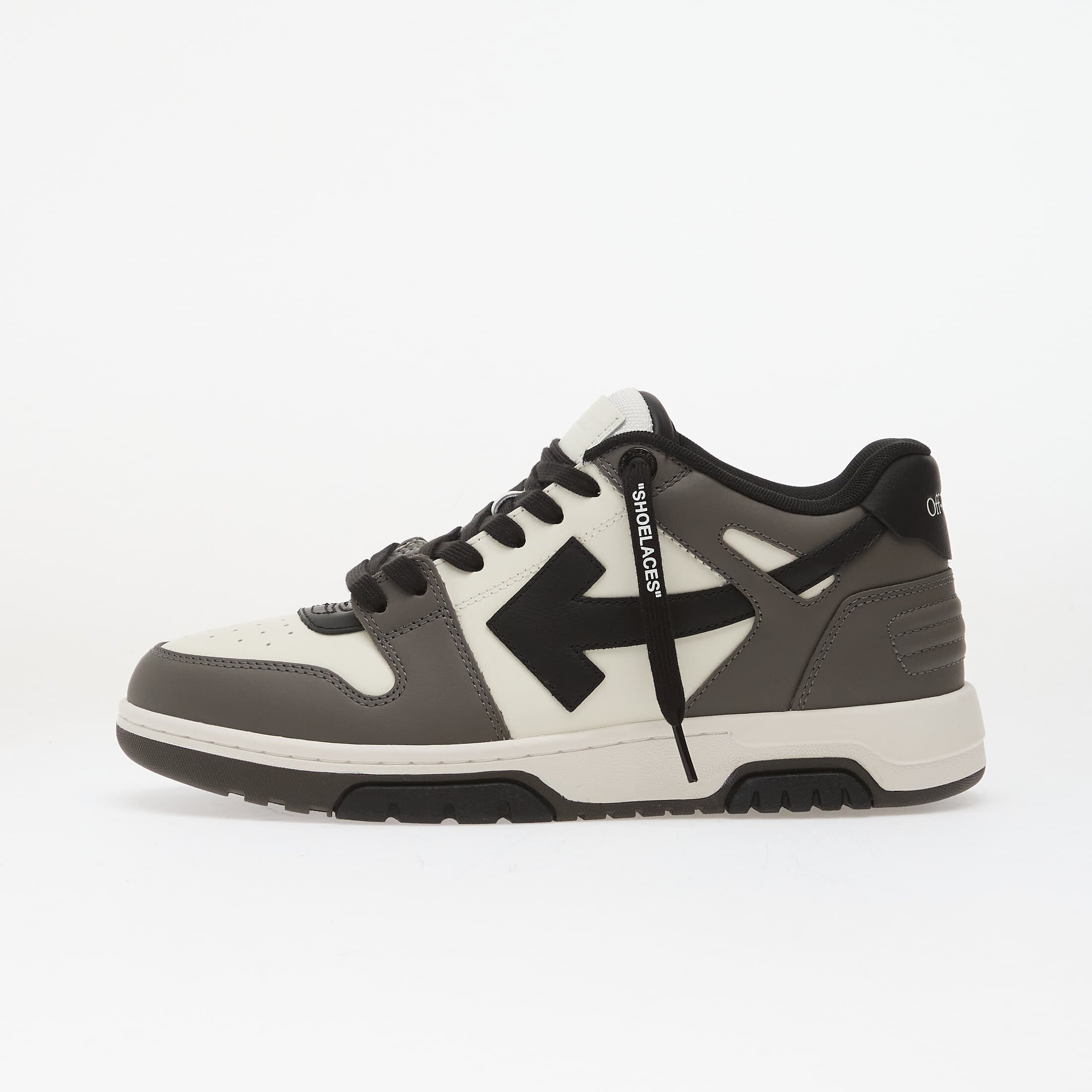 Off-White Сникърси Out Of Office Dark Grey/ Black