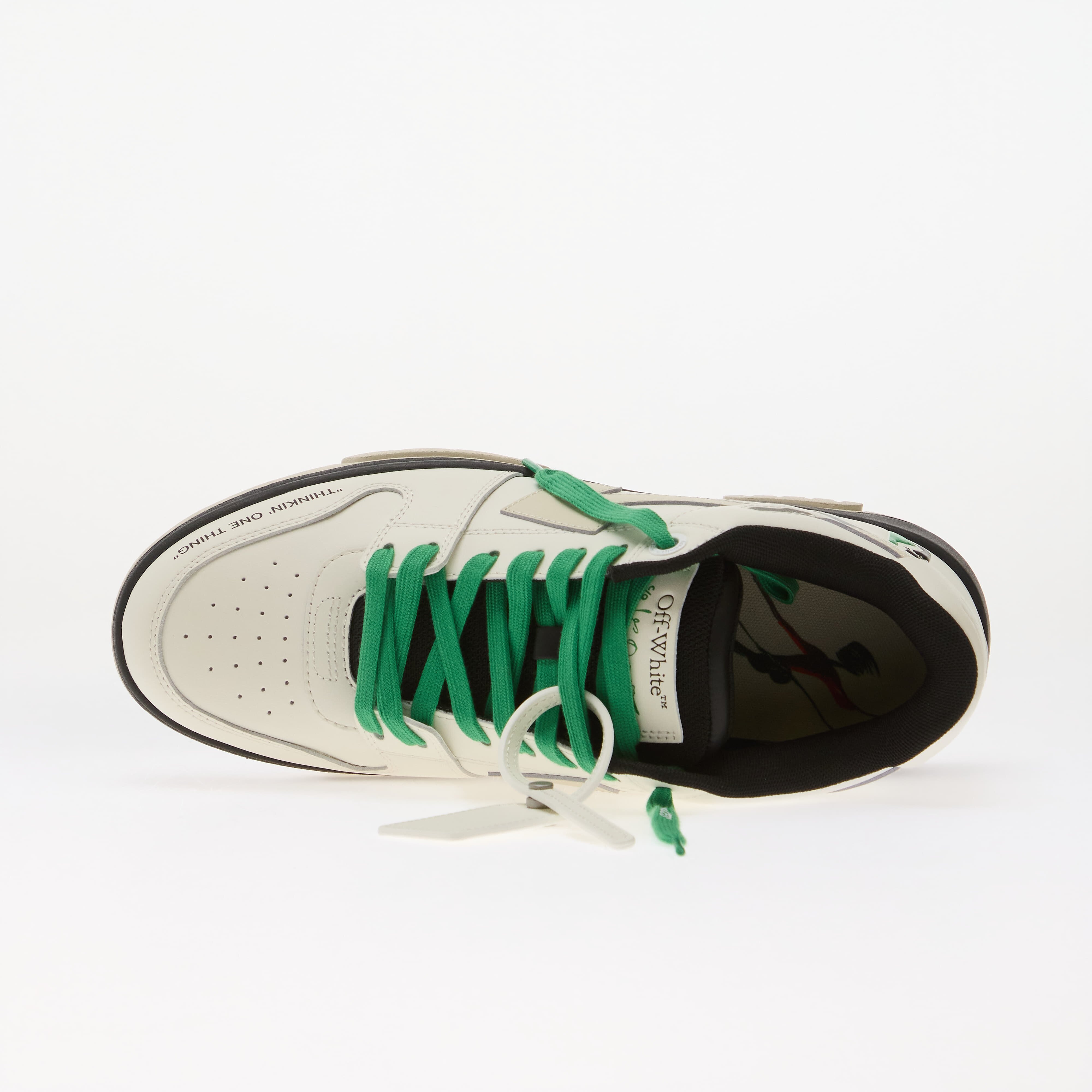 Off-White Сникърси Out Of Office Miles Davis White/ Green