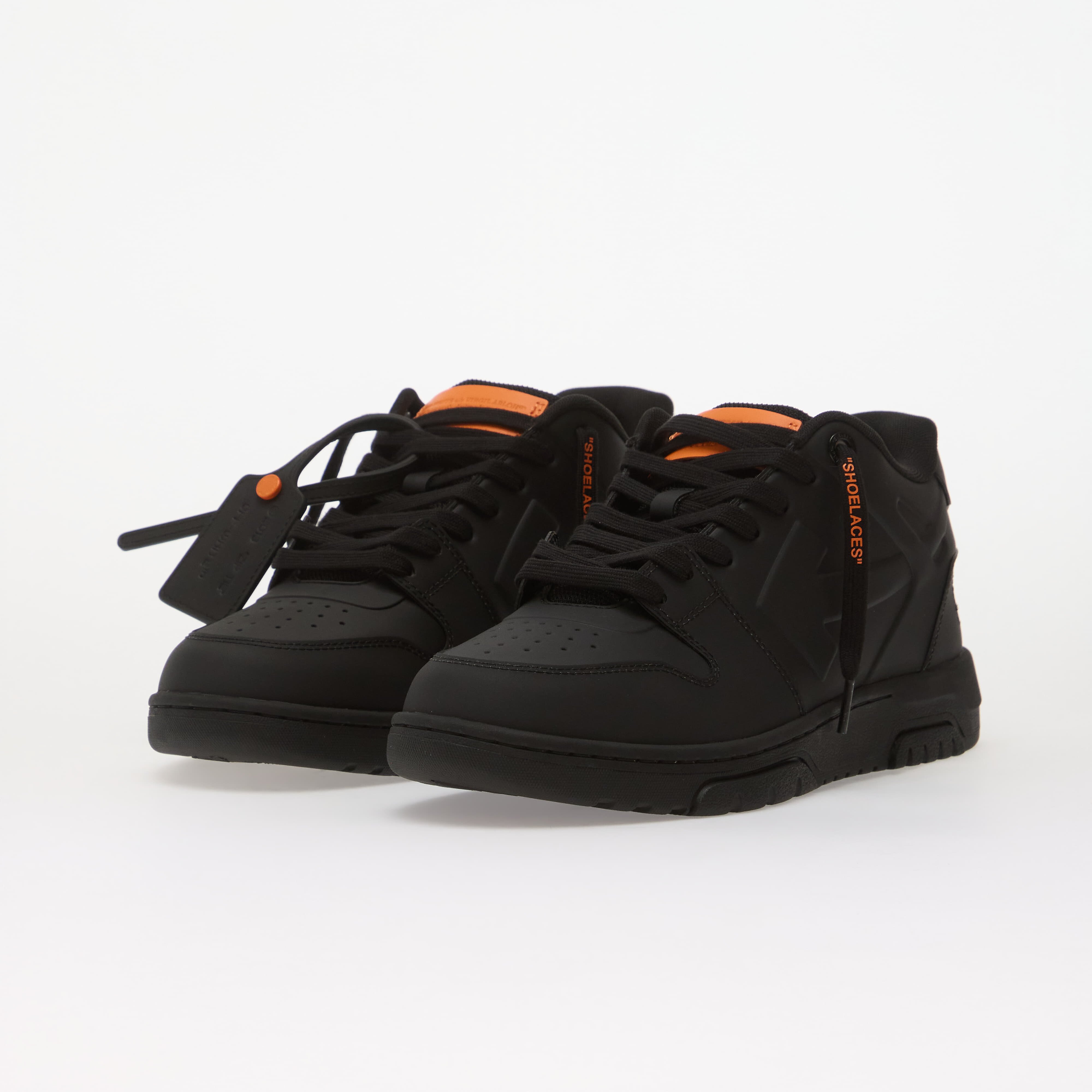 Off-White Сникърси Out Of Office Molded Sneakers Black/ Orange