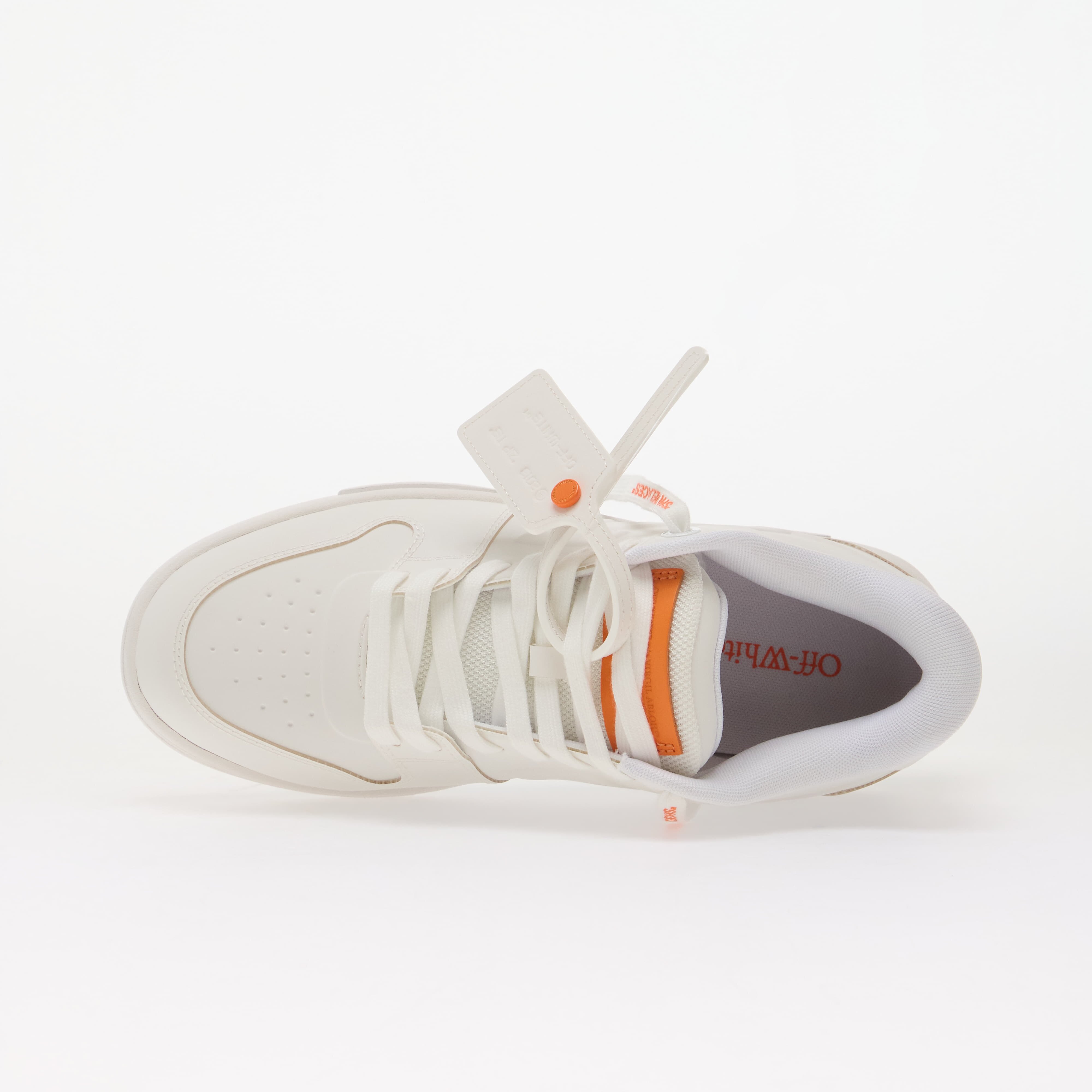 Off-White Сникърси Out Of Office Molded Sneakers White/ Orange