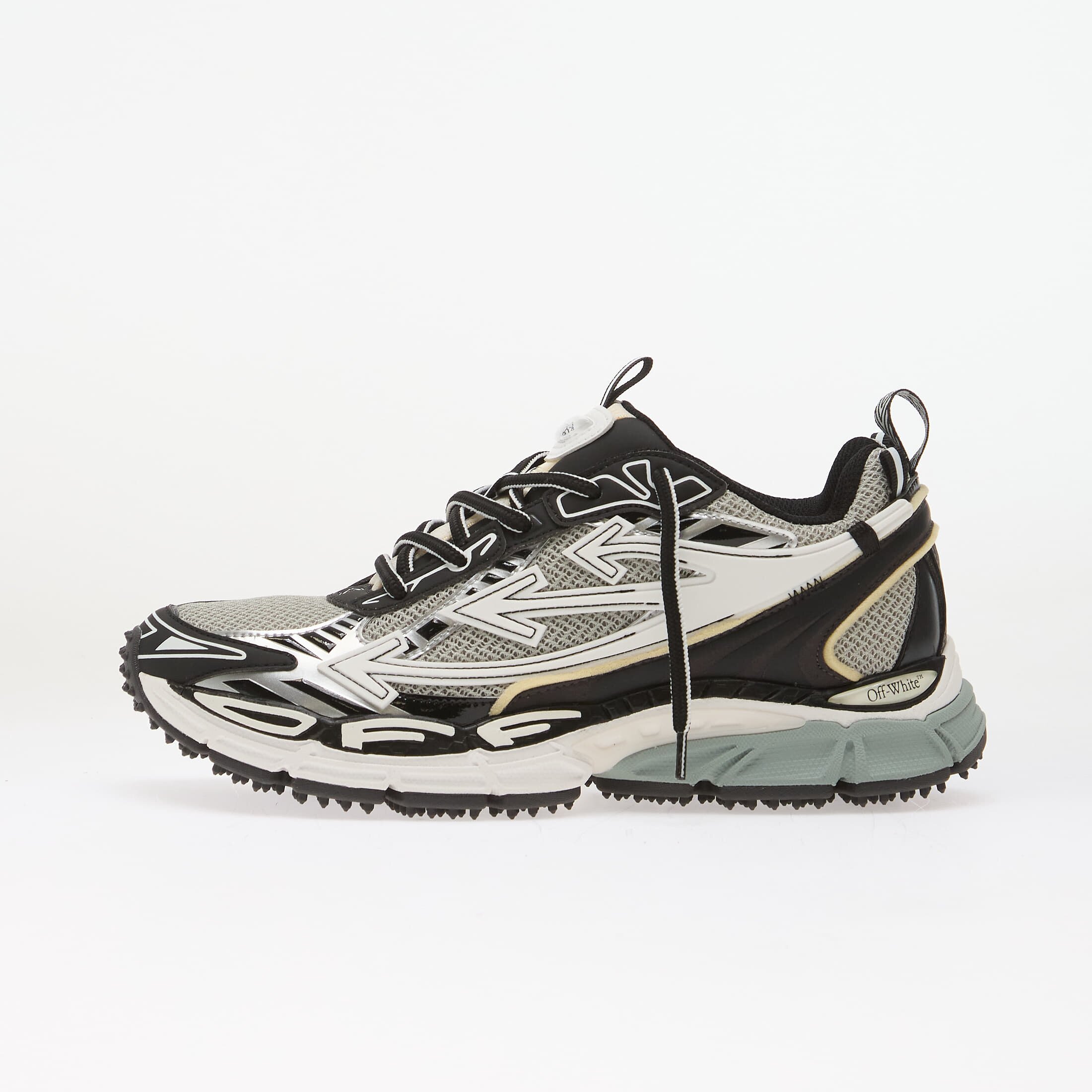 Off-White Сникърси Ow Be Right Back Light Grey/ Black