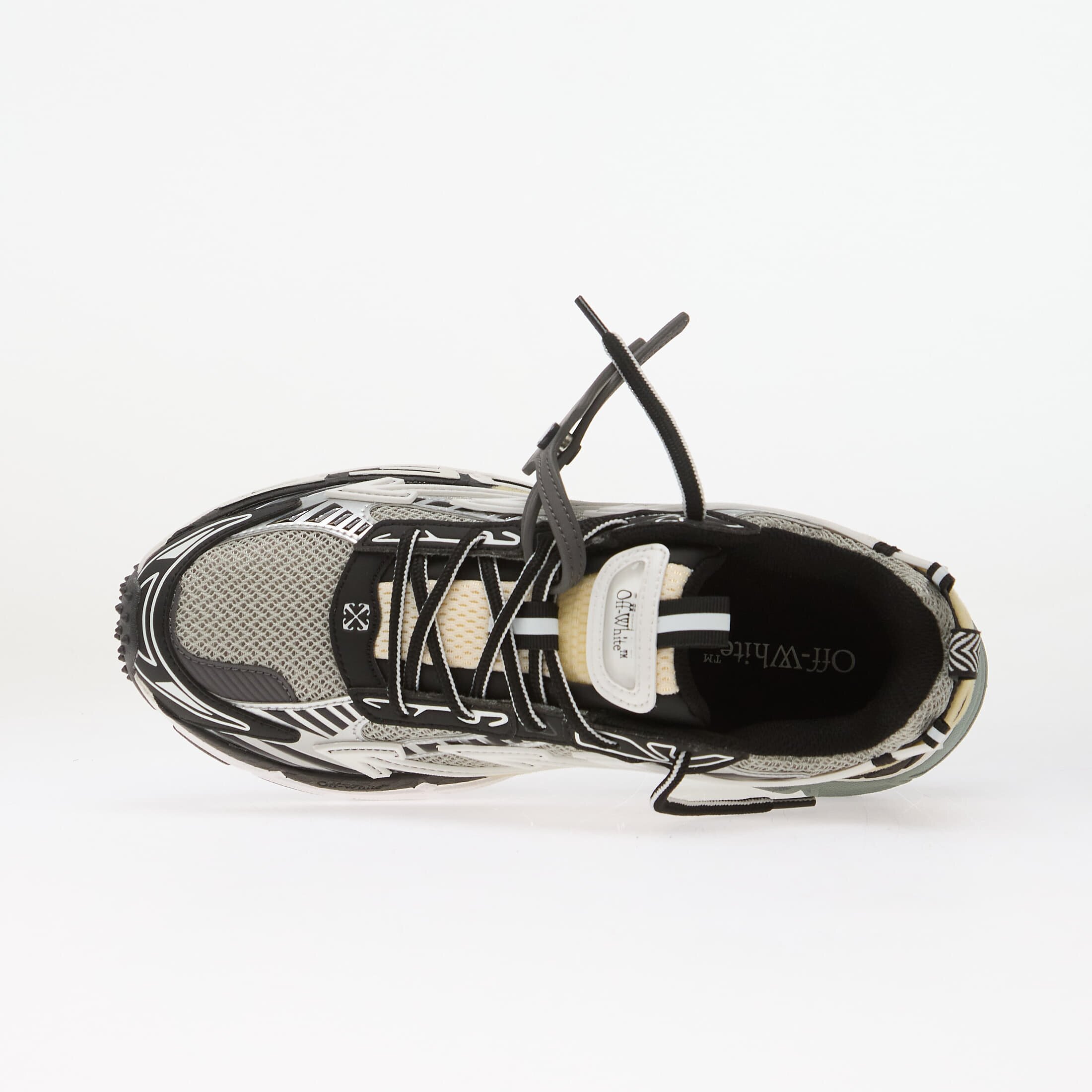 Off-White Сникърси Ow Be Right Back Light Grey/ Black