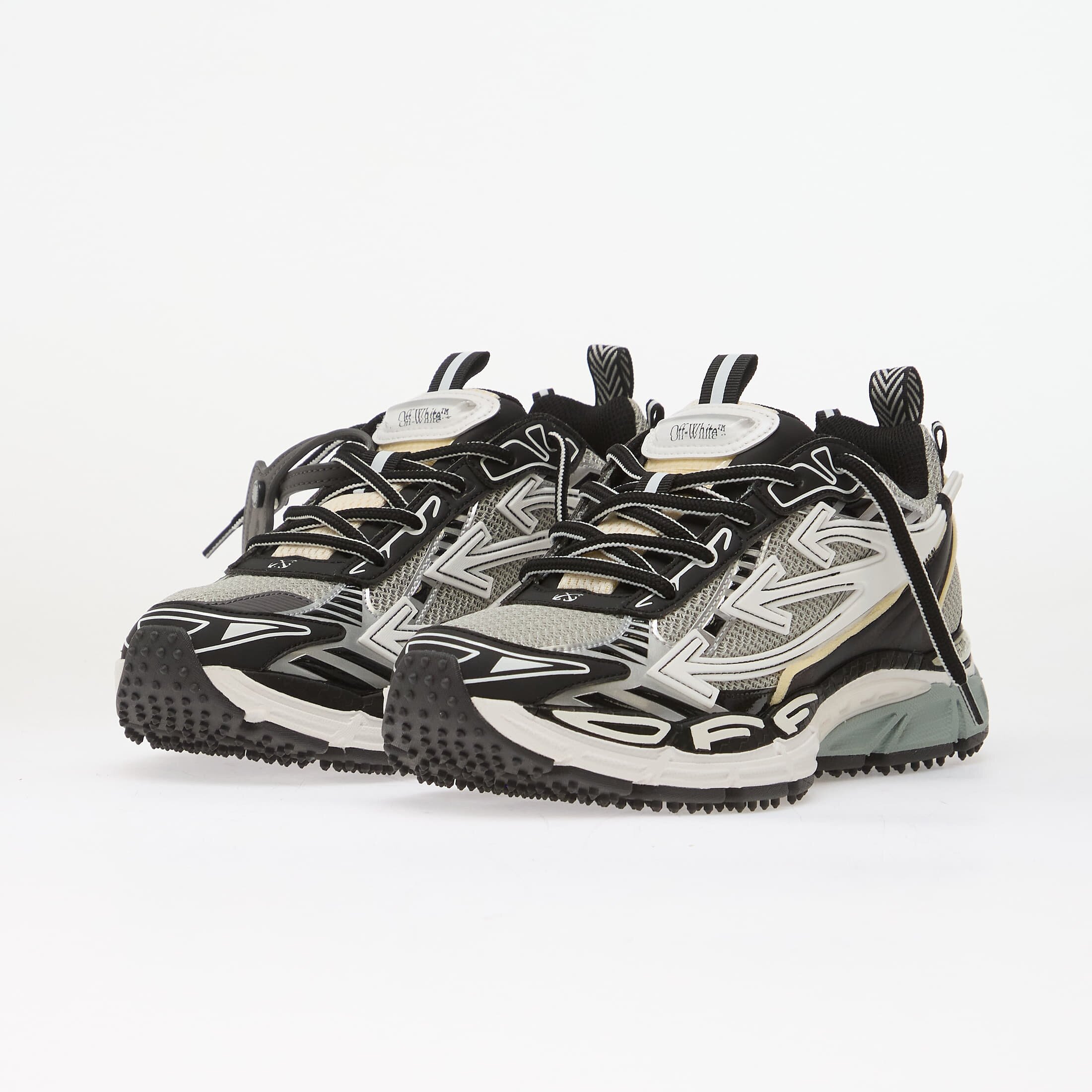 Off-White Сникърси Ow Be Right Back Light Grey/ Black