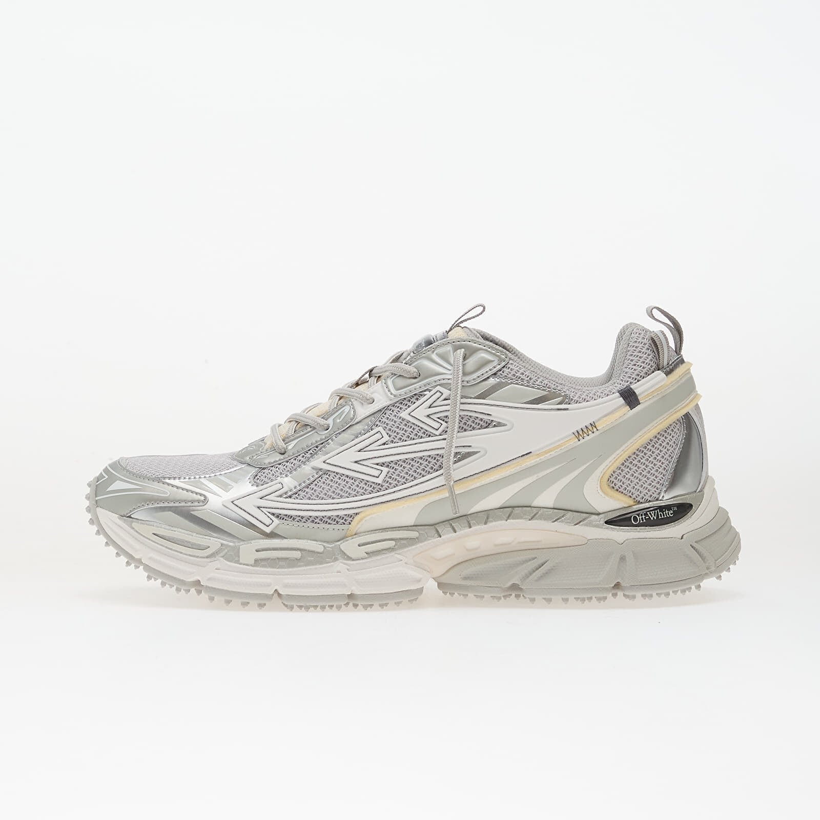 Off-White Сникърси Ow Be Right Back Mesh Grey/ Silver