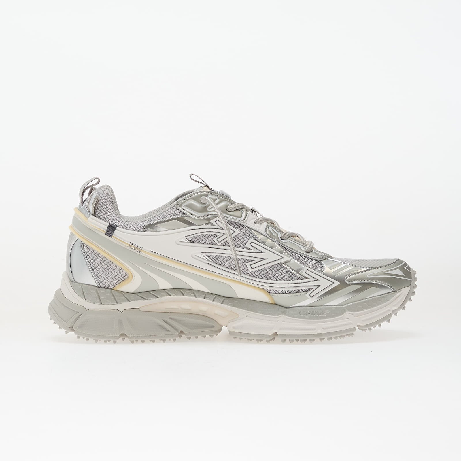 Off-White Сникърси Ow Be Right Back Mesh Grey/ Silver